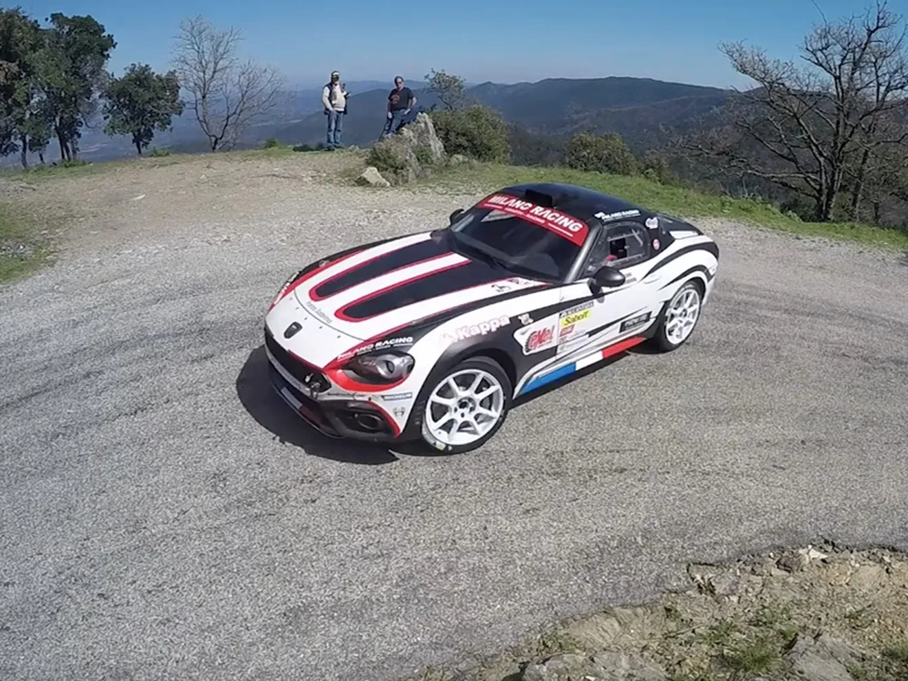 Test de François Delecour con el Abarth 124 Rally R-GT