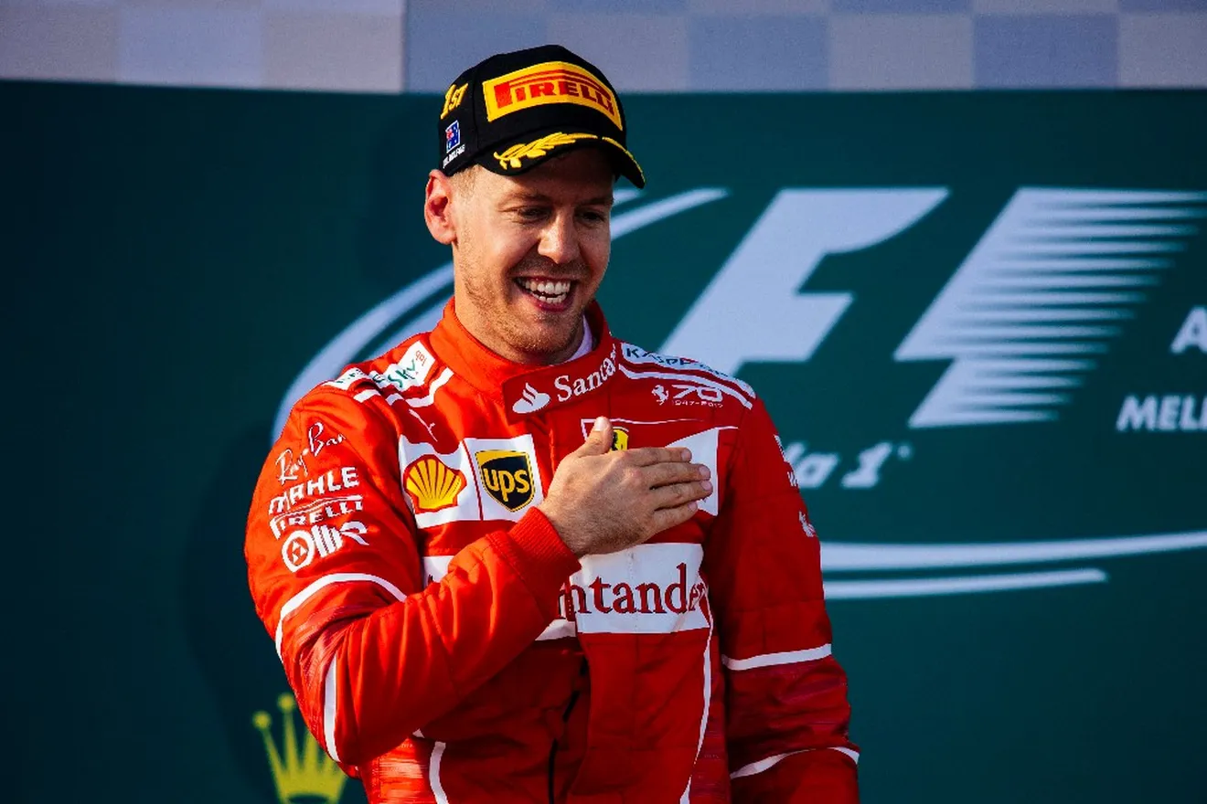 Vettel devuelve a Ferrari a lo más alto dos años después