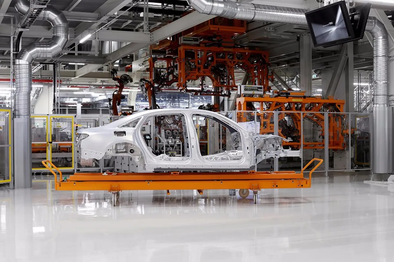 El Audi A8 2018 combinará materiales ligeros con una excelente rigidez torsional