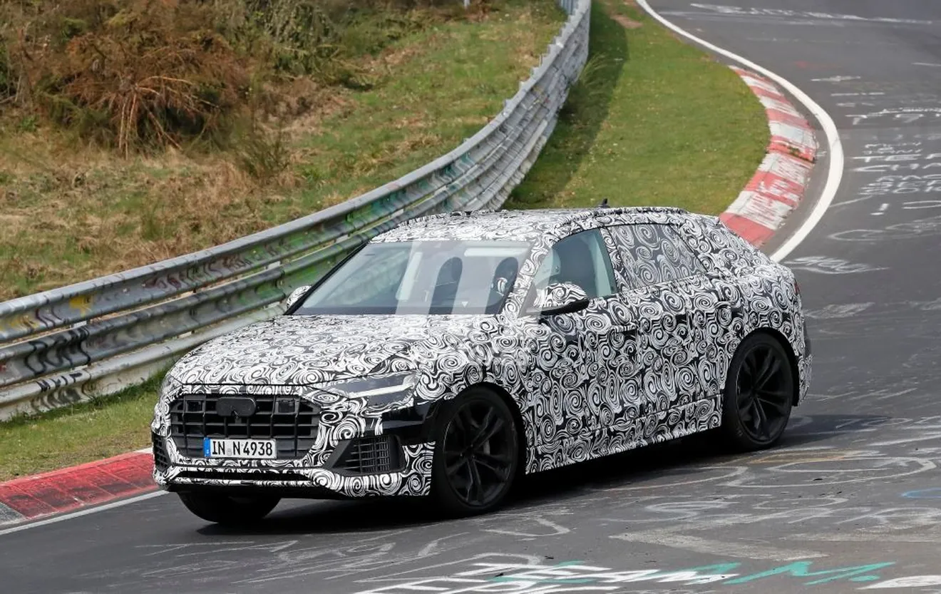 Audi Q8 2018: el nuevo SUV de lujo ya está probando en Nürburgring