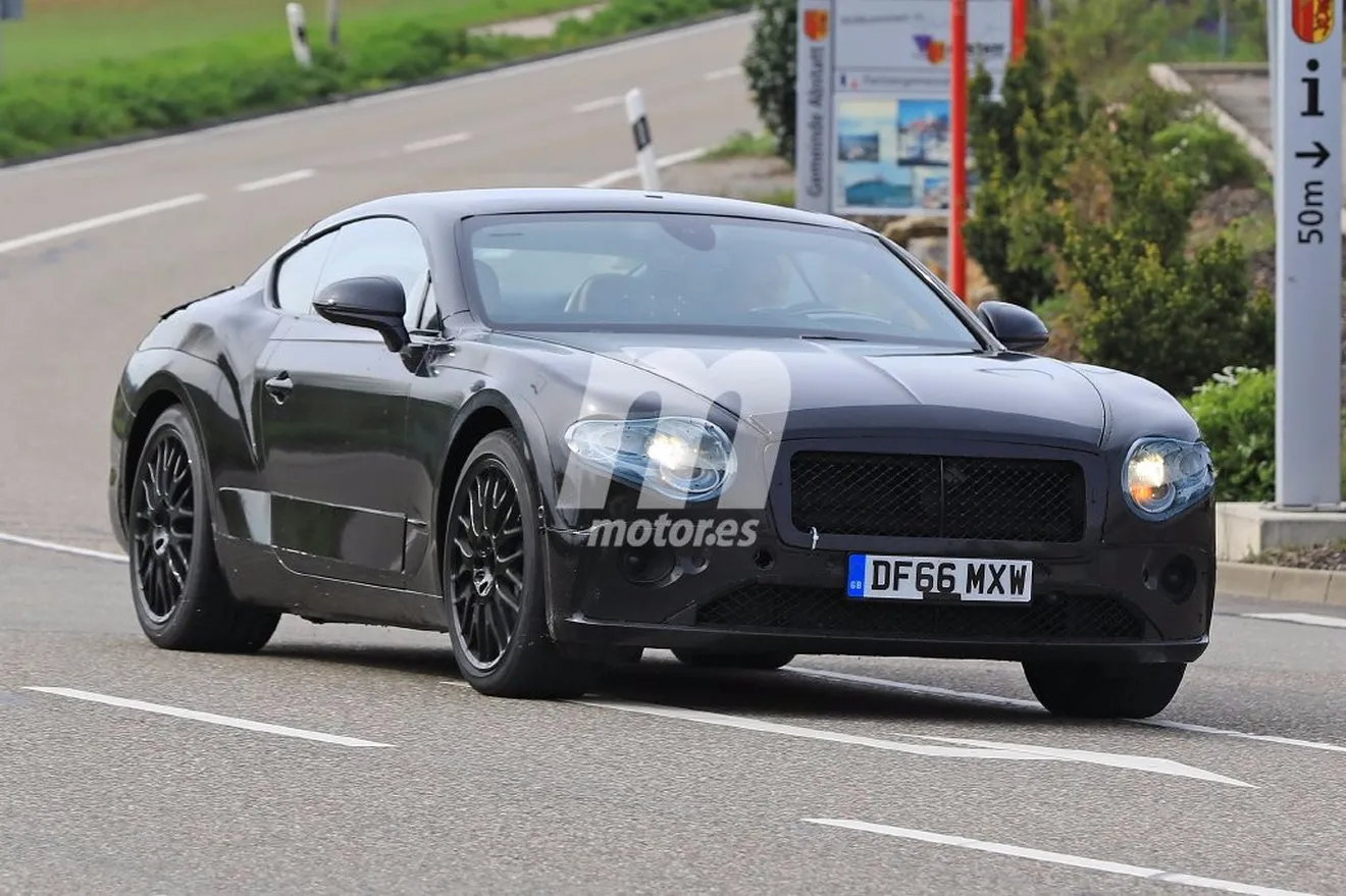 Bentley Continental GT: nueva unidad en pruebas con menos camuflaje