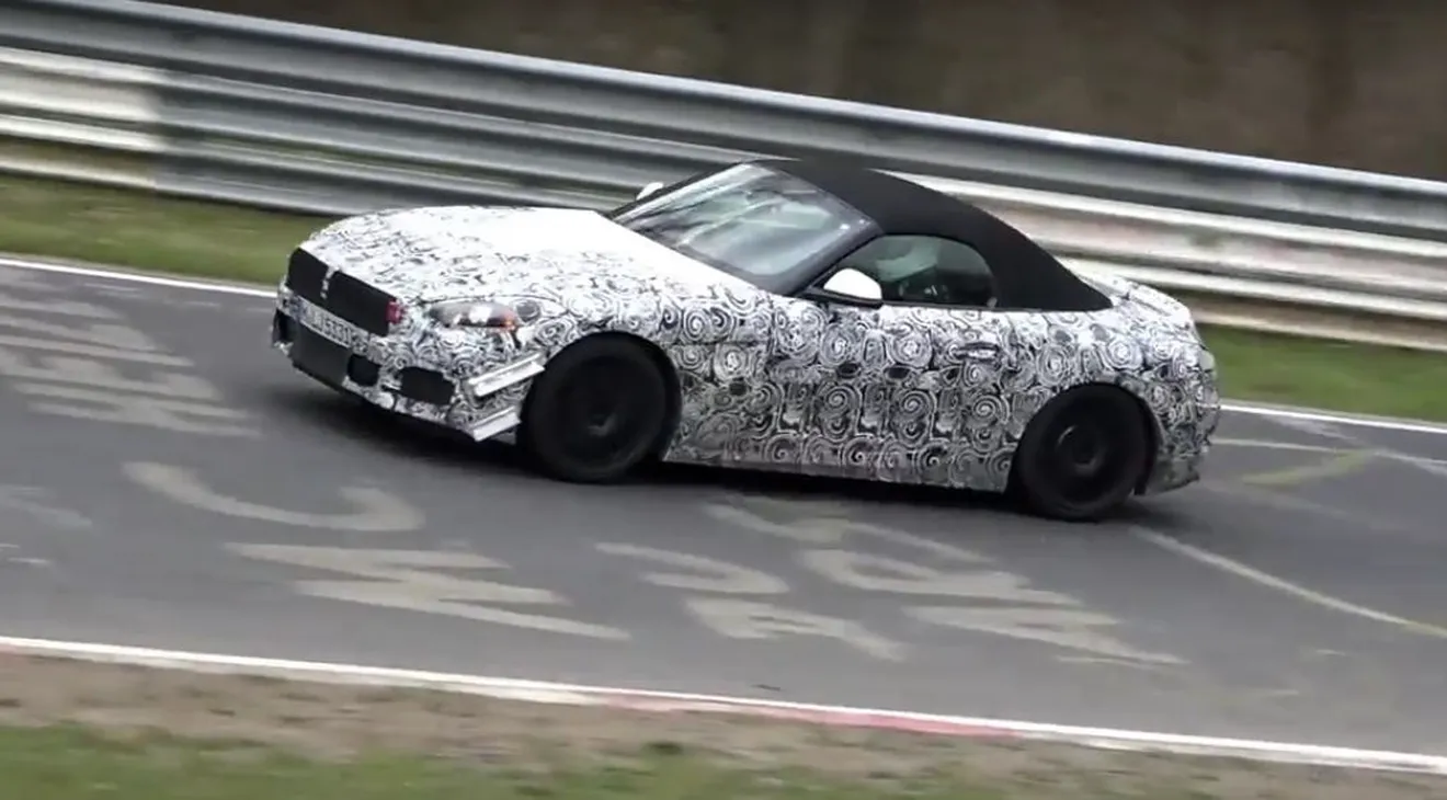 BMW Z5 2018: probando nuevos elementos aerodinámicos en Nürburgring