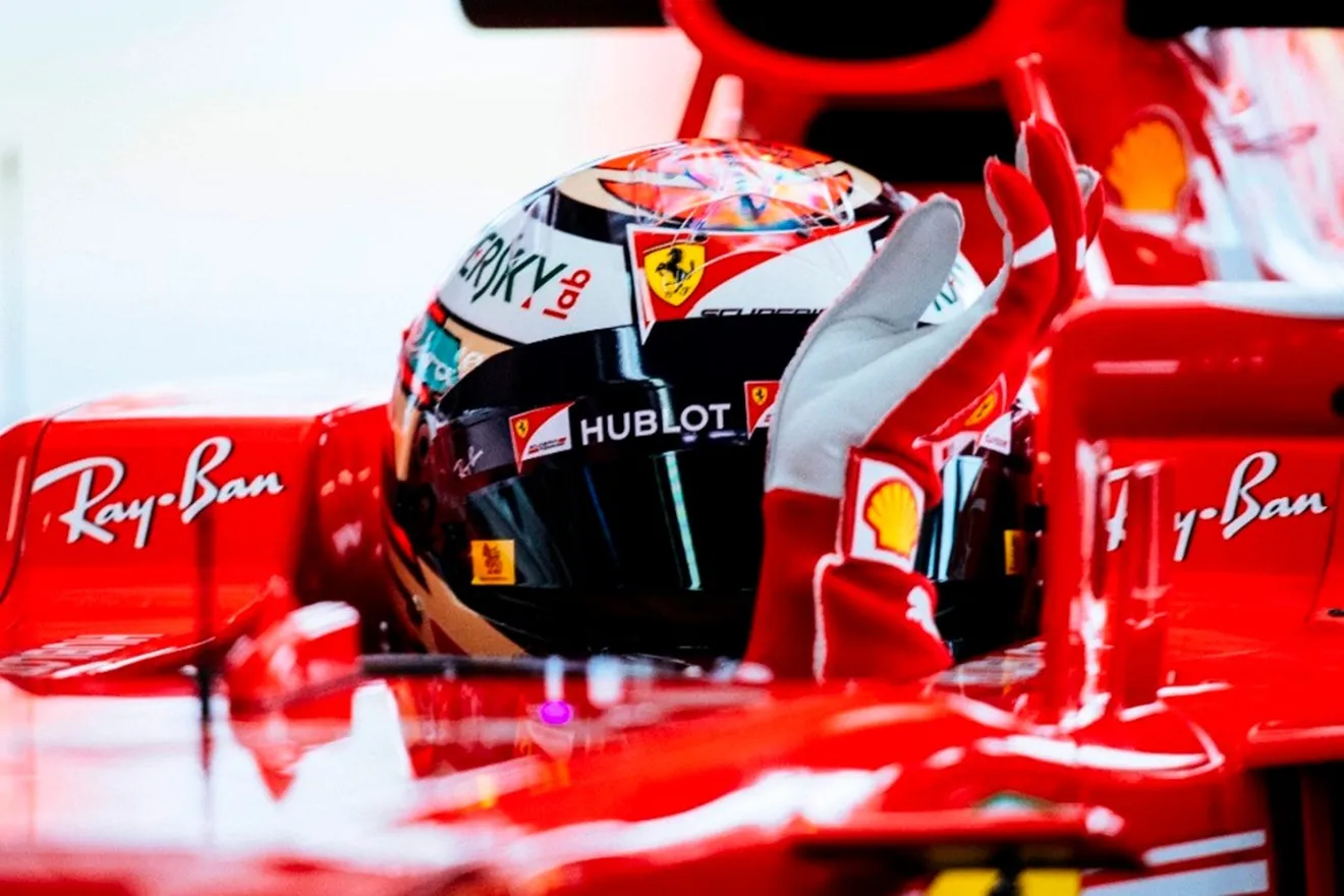 Räikkönen planta cara a los Mercedes en los Libres 1