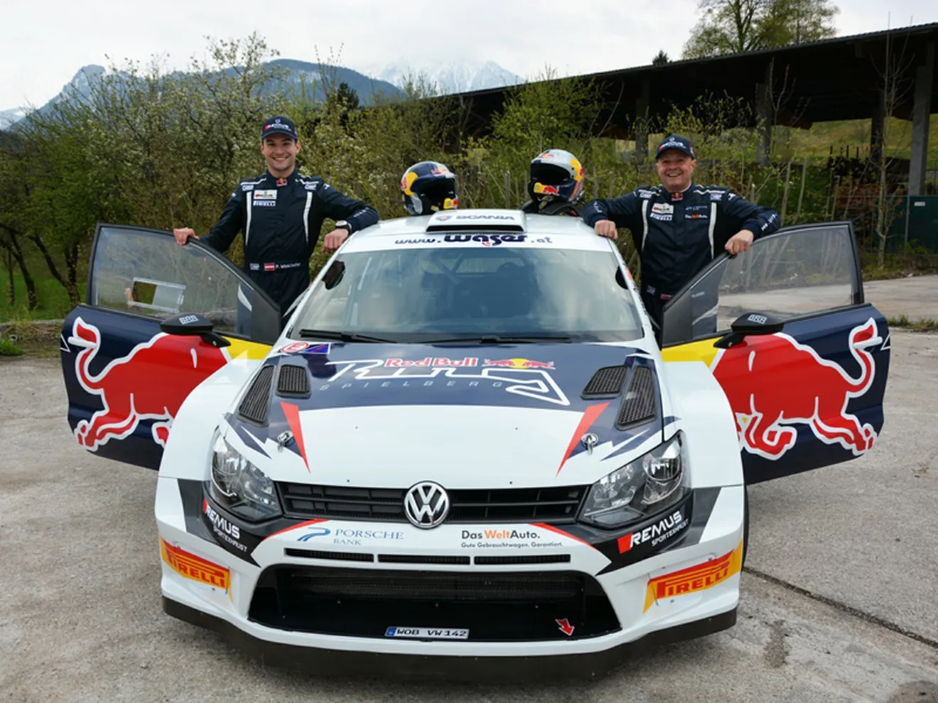 El primer Volkswagen Polo R WRC privado viste de Red Bull