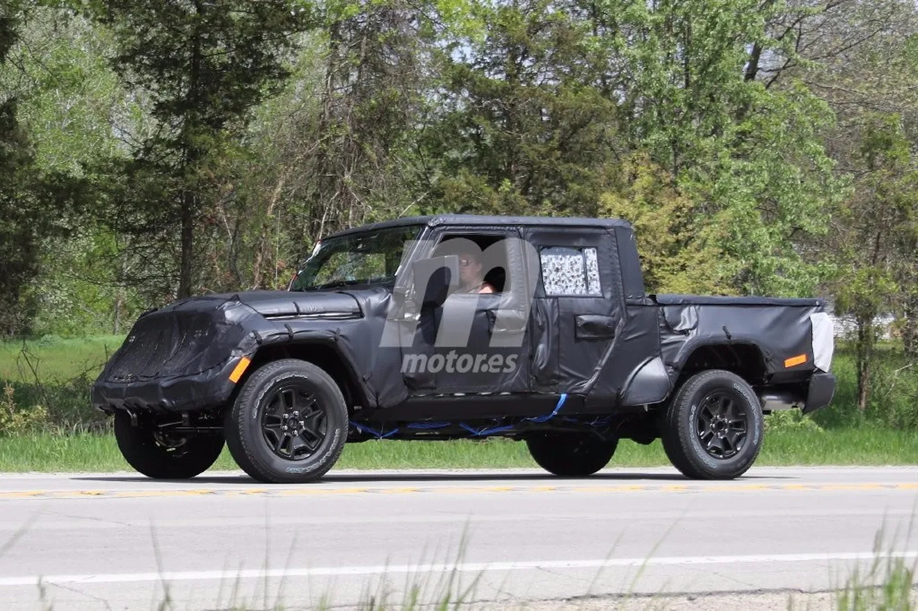 Jeep Wrangler JT: las mejores imágenes de la nueva variante pick-up