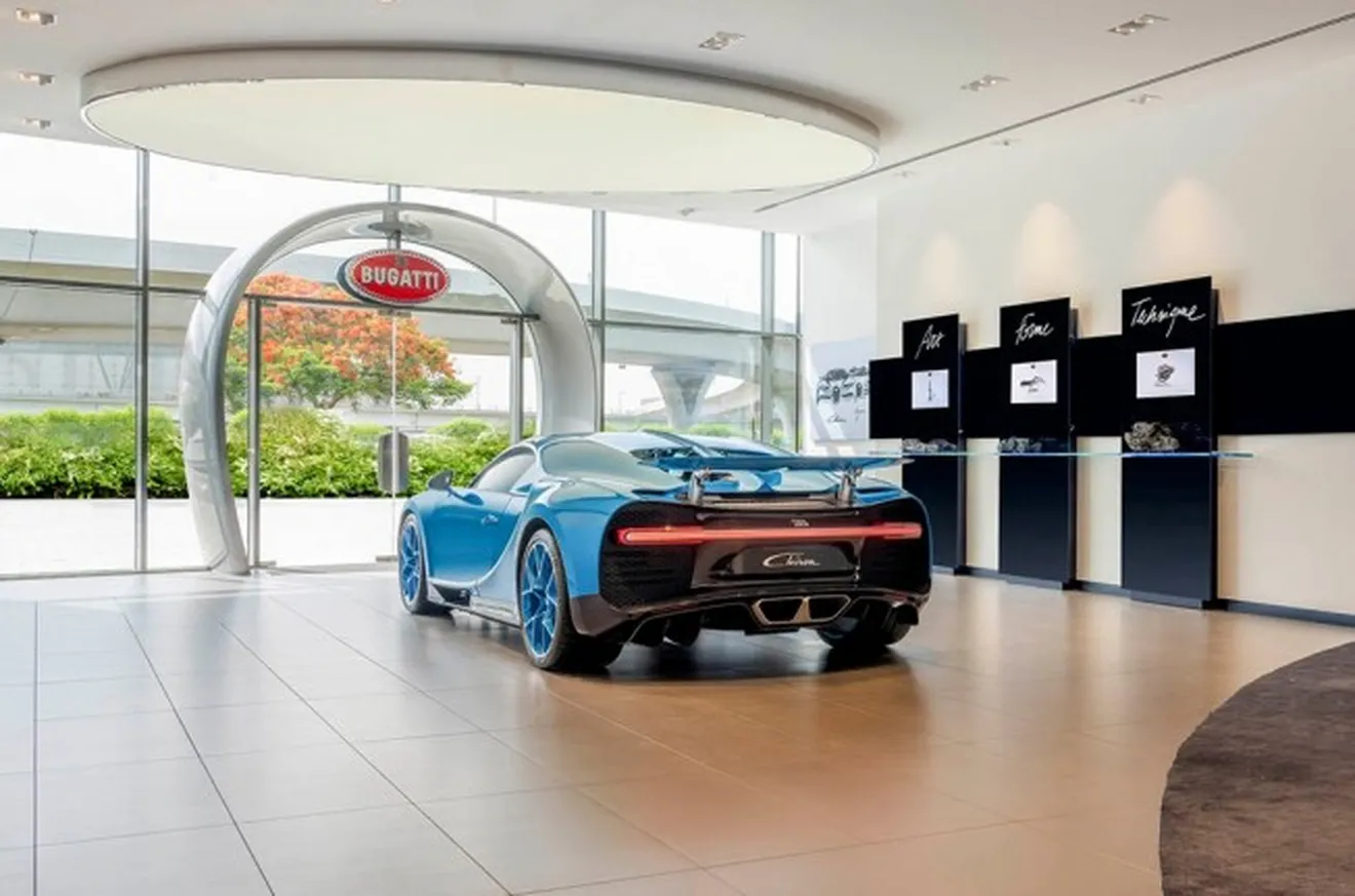Concesionario de Bugatti en Dubái