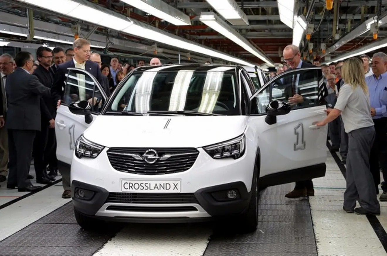 Opel Crossland X - producción