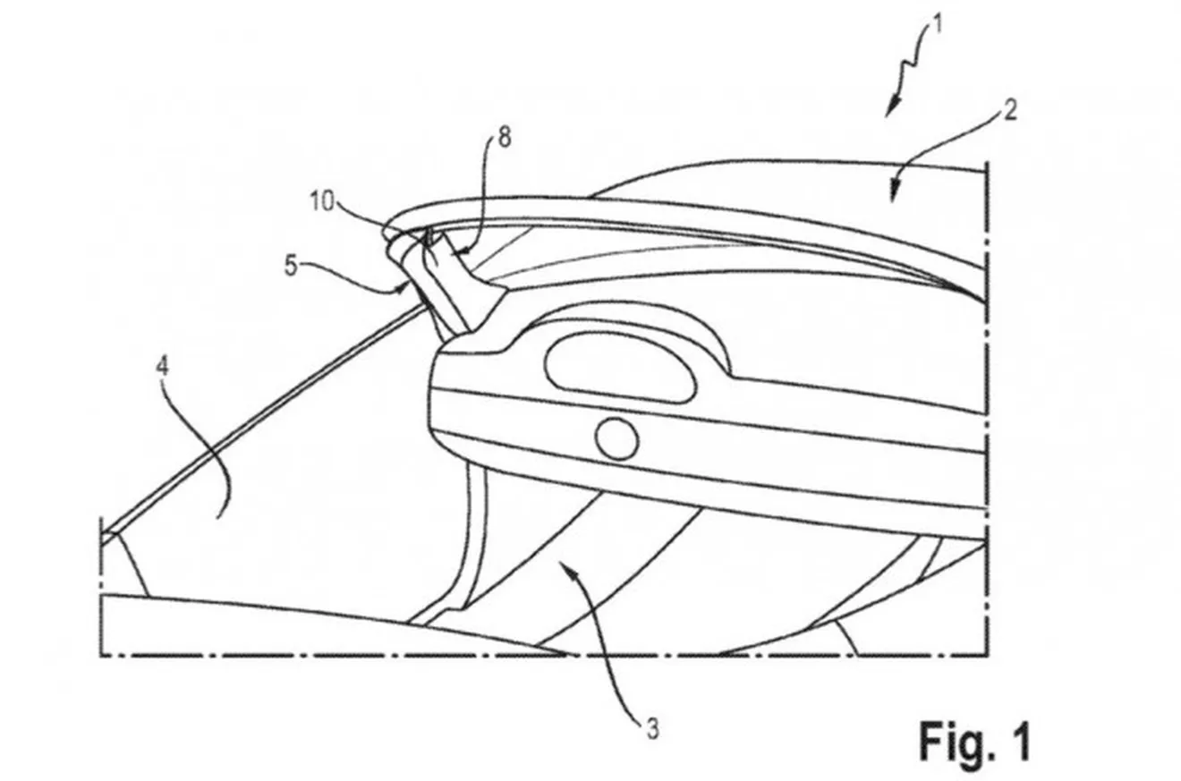 Porsche patenta un airbag en el pilar A para descapotables