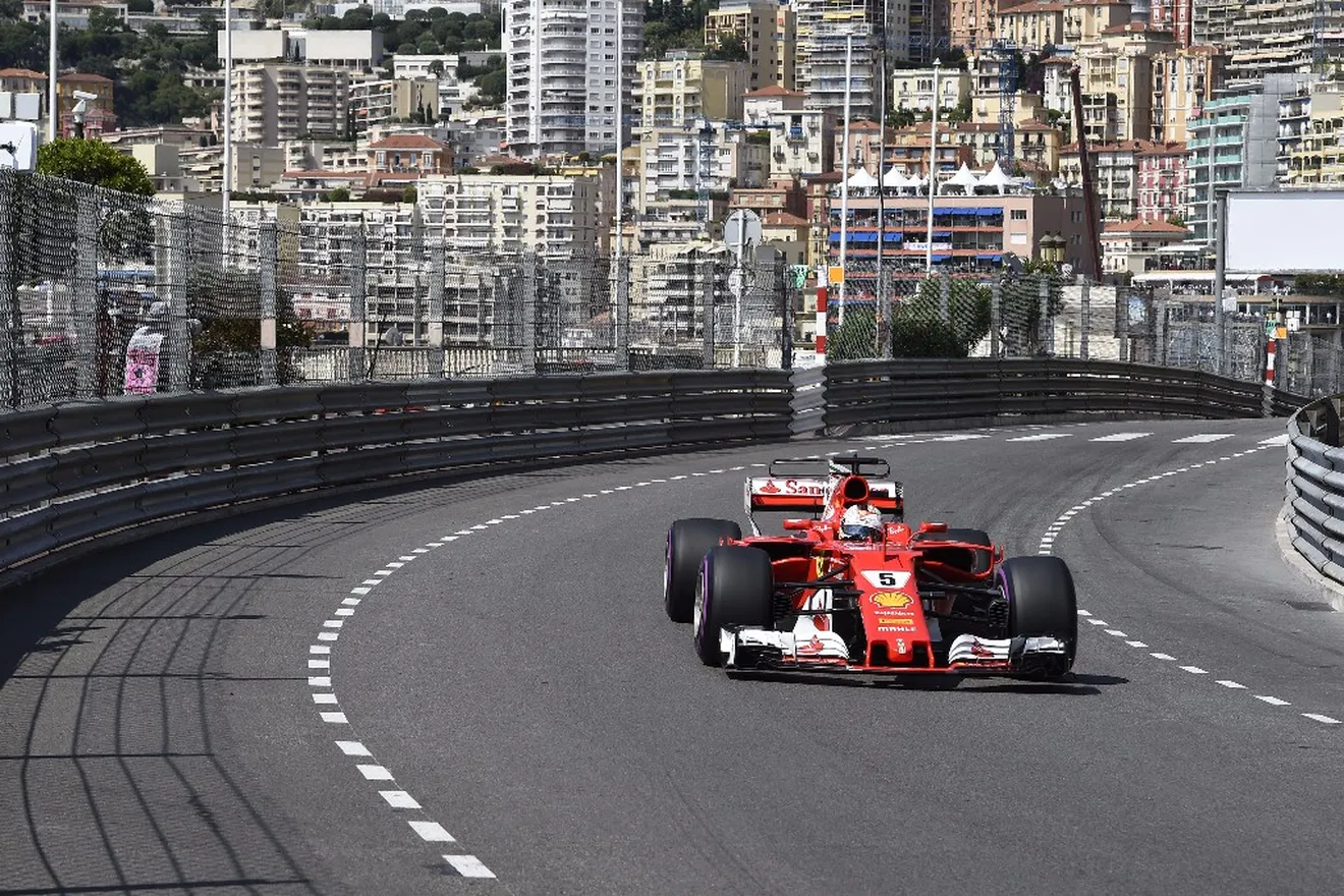 Vettel gana por la mano a Räikkönen en el Principado