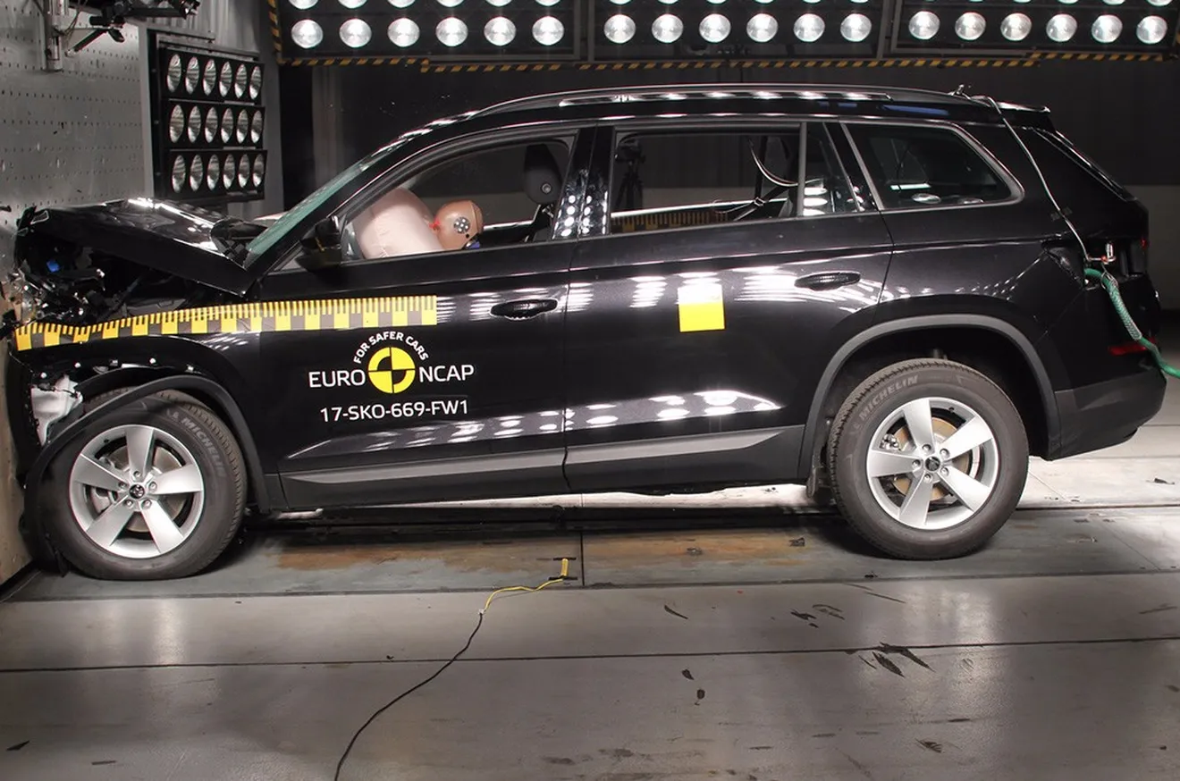 Skoda Kodiaq: el nuevo SUV obtiene 5 estrellas en las pruebas Euro NCAP