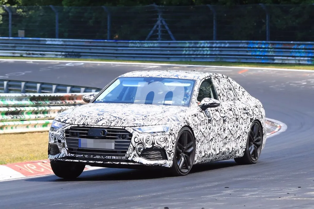Audi A6 2018: la nueva generación de la berlina se enfrenta a Nürburgring
