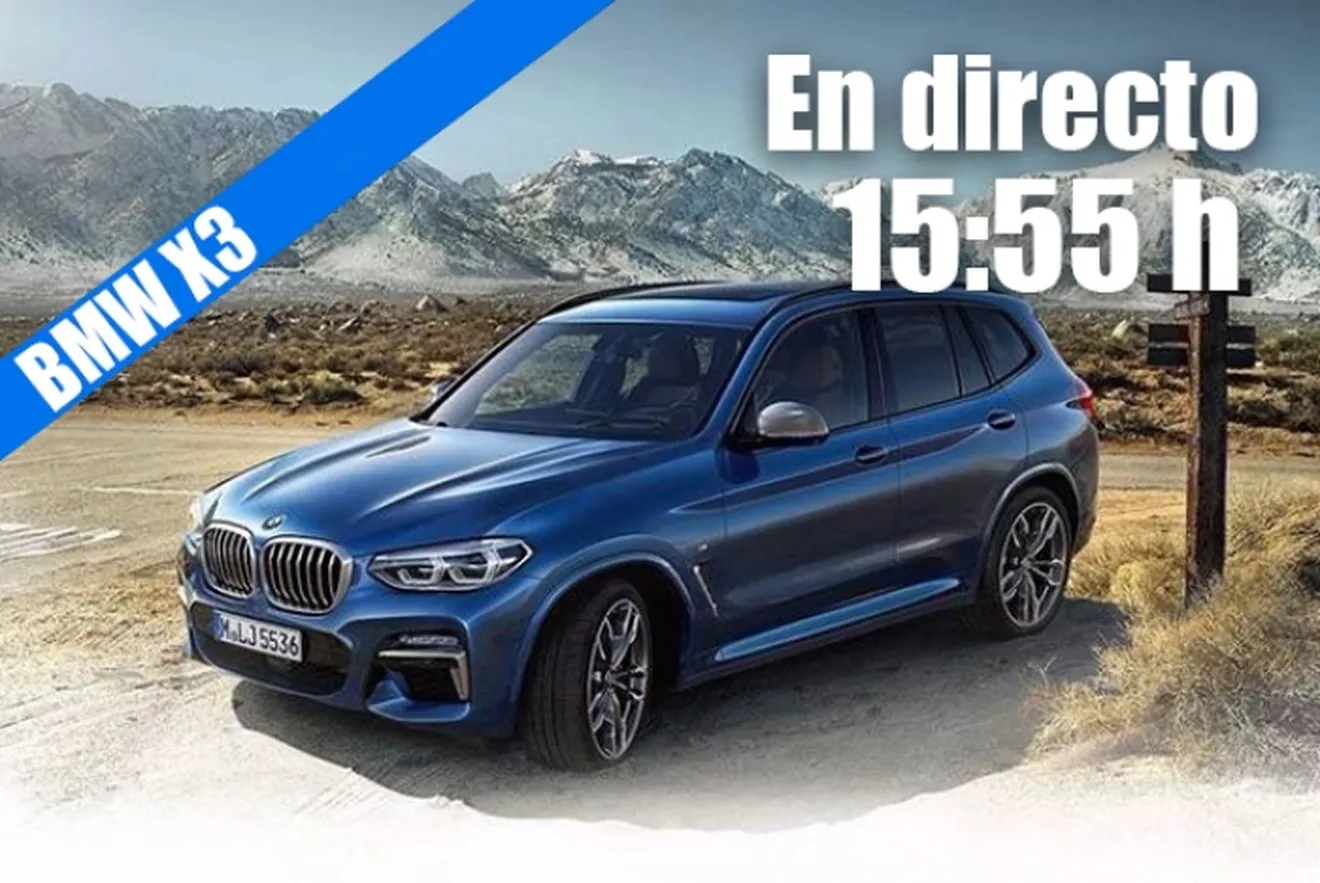 Sigue en directo la presentación del nuevo BMW X3 2018