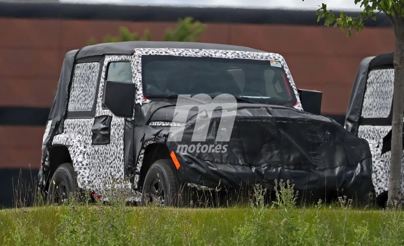 Jeep Wrangler 2018: al fin se deja ver la carrocería de 2 puertas