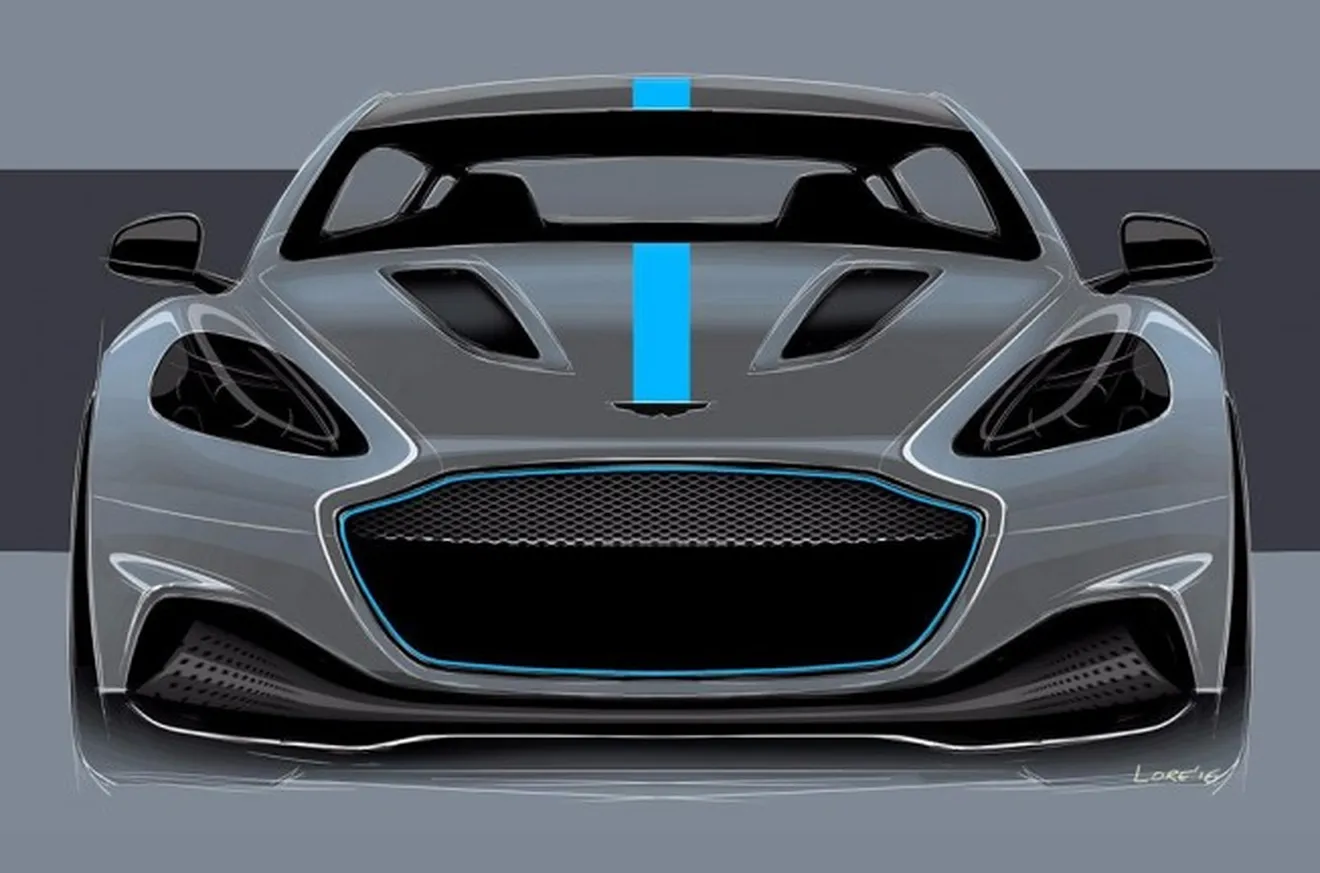 Aston Martin RapidE - boceto