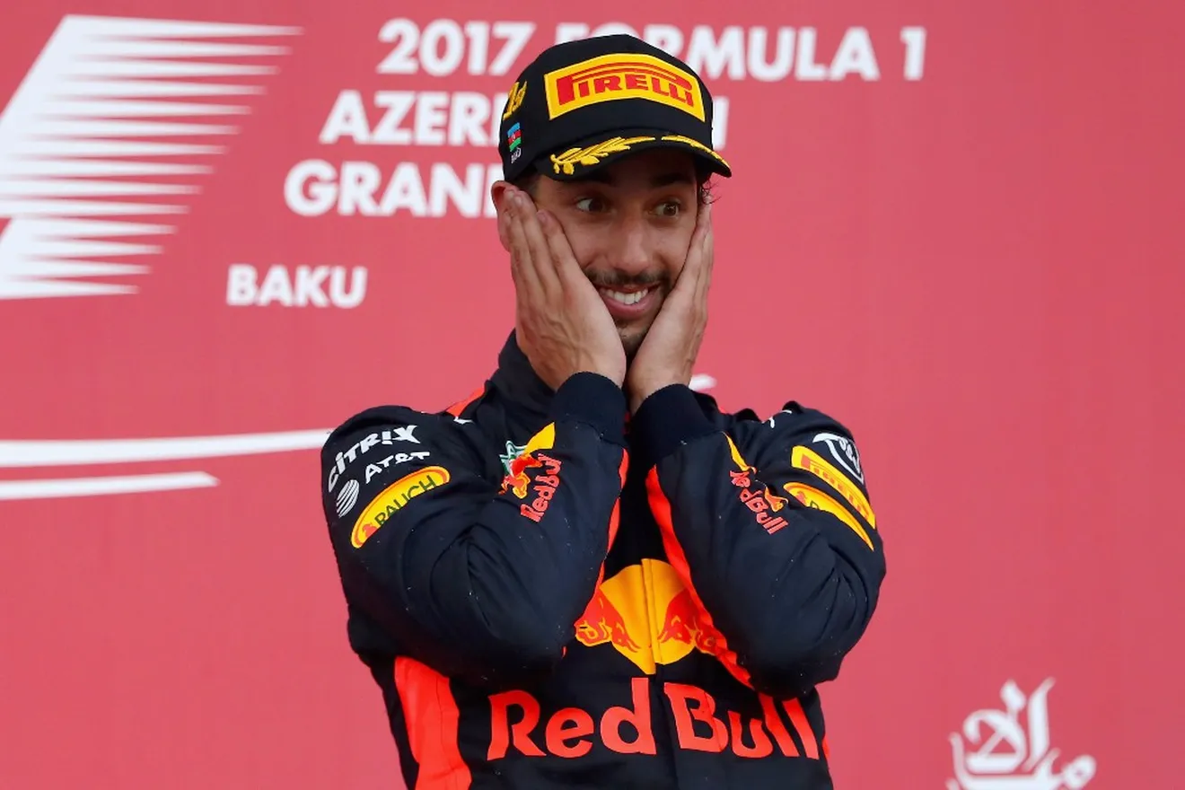 Ricciardo, tras cruzar la meta victorioso: "Reía como un colegial"