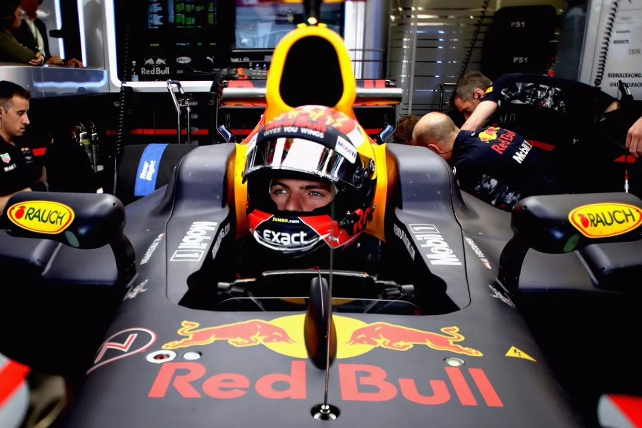 Red Bull mostró un buen ritmo hasta el fallo mecánico de Verstappen