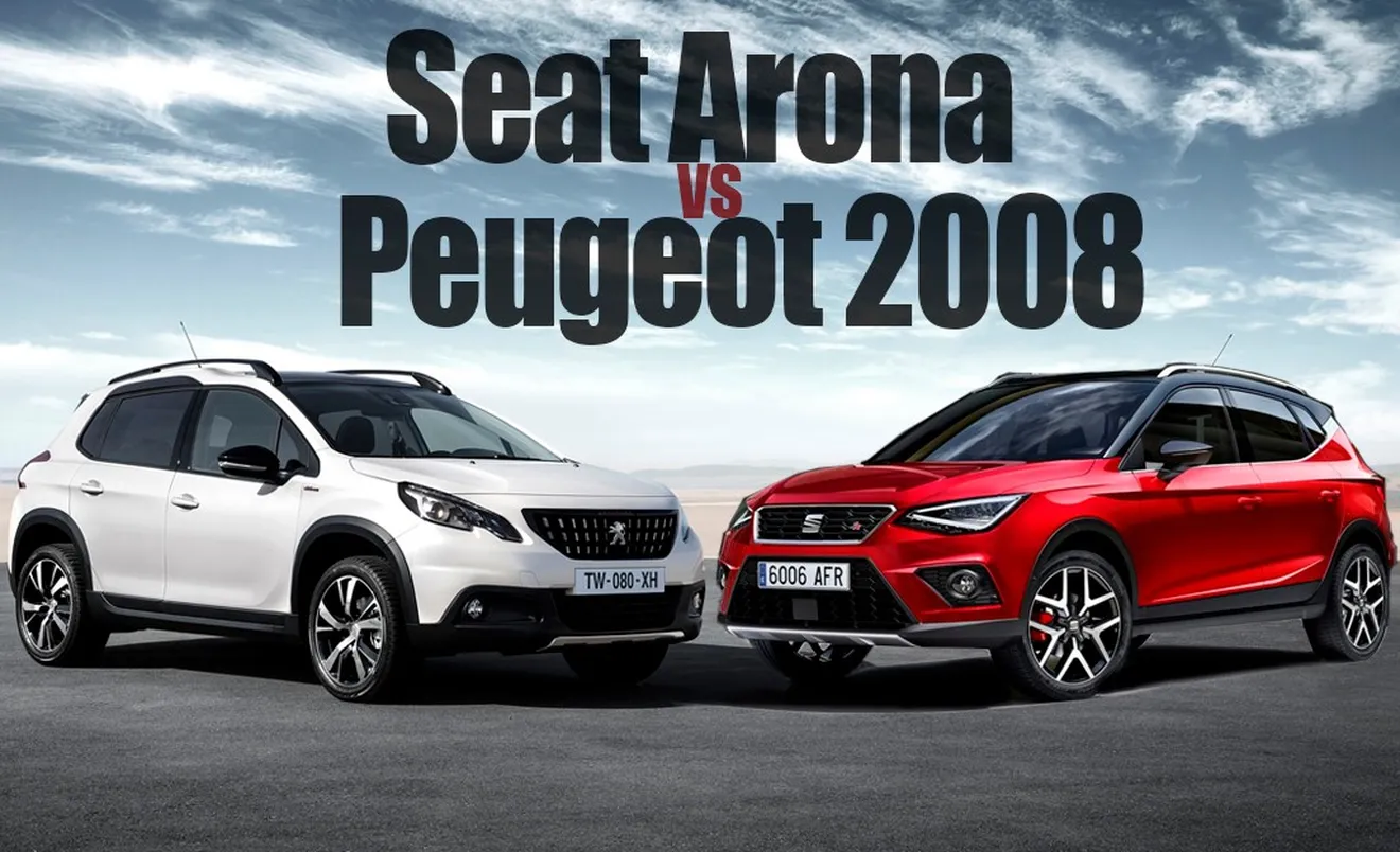 Comparamos al nuevo SEAT Arona con el líder del segmento, el Peugeot 2008