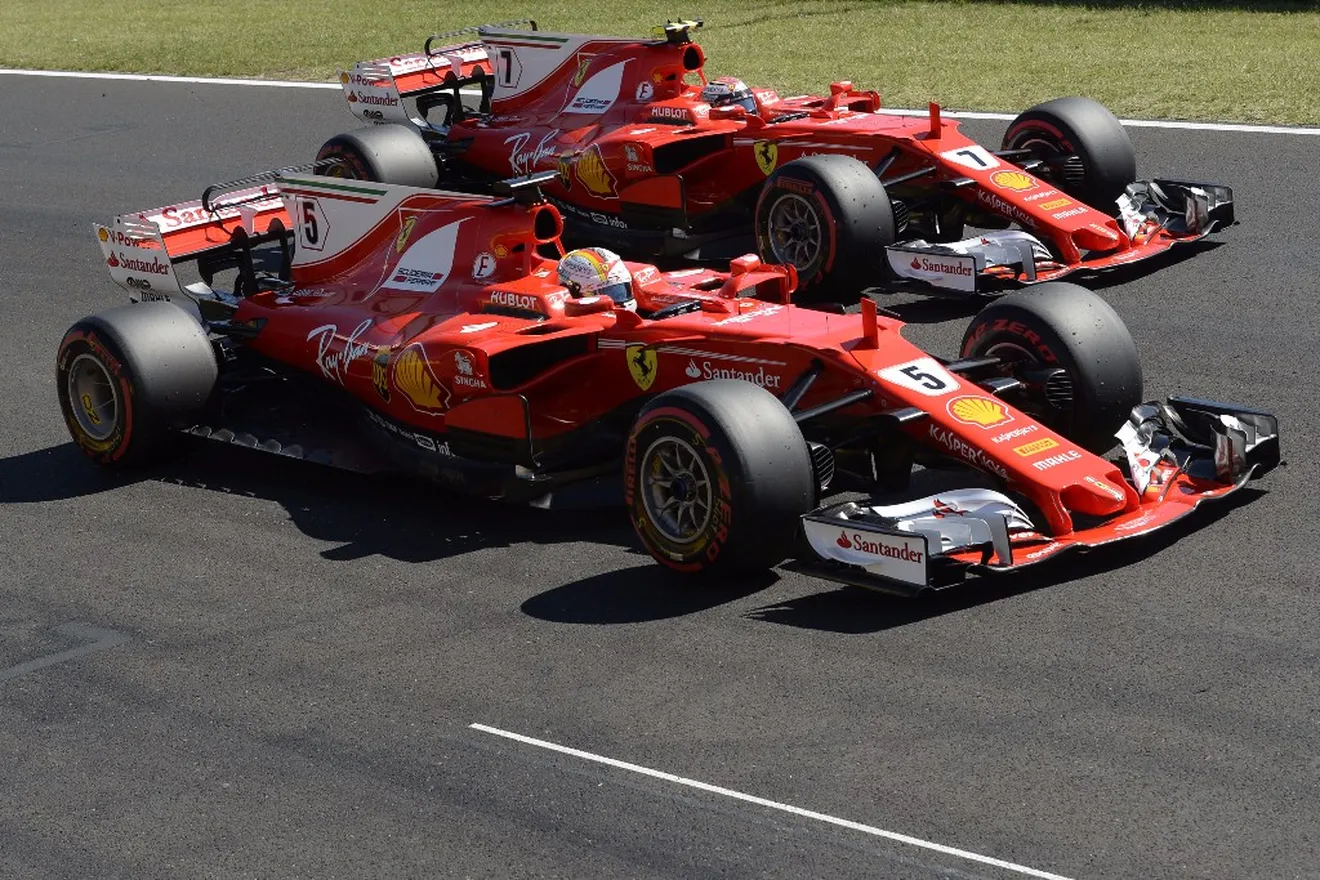Doblete de Ferrari con un Vettel desatado: "Salí al máximo"