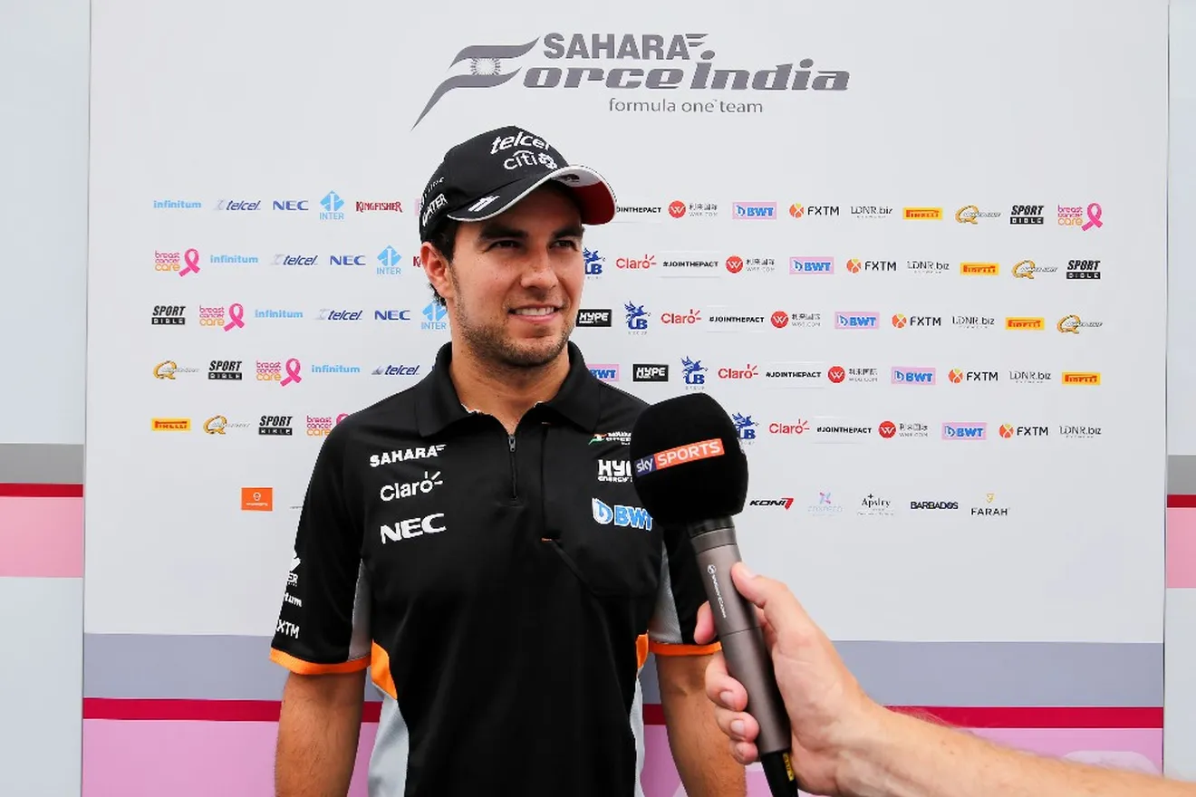 Force India negocia ya la renovación de Sergio Pérez