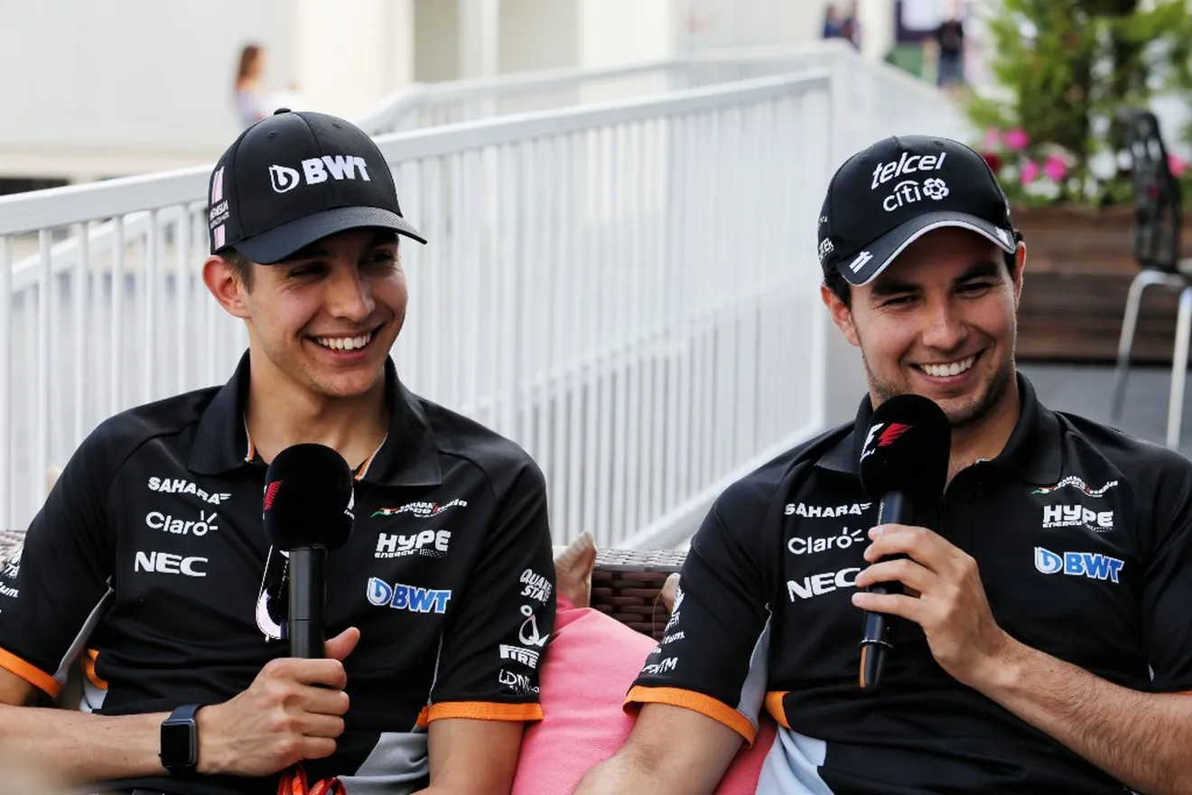 Force India seguirá dando libertad a Pérez y Ocon tras lo ocurrido en Bakú