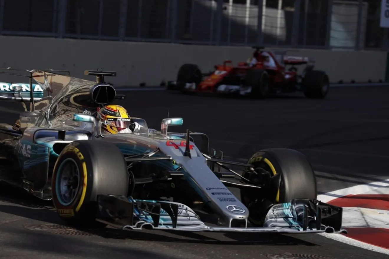 Hamilton y Vettel dan por zanjada la polémica tras su incidente en Bakú