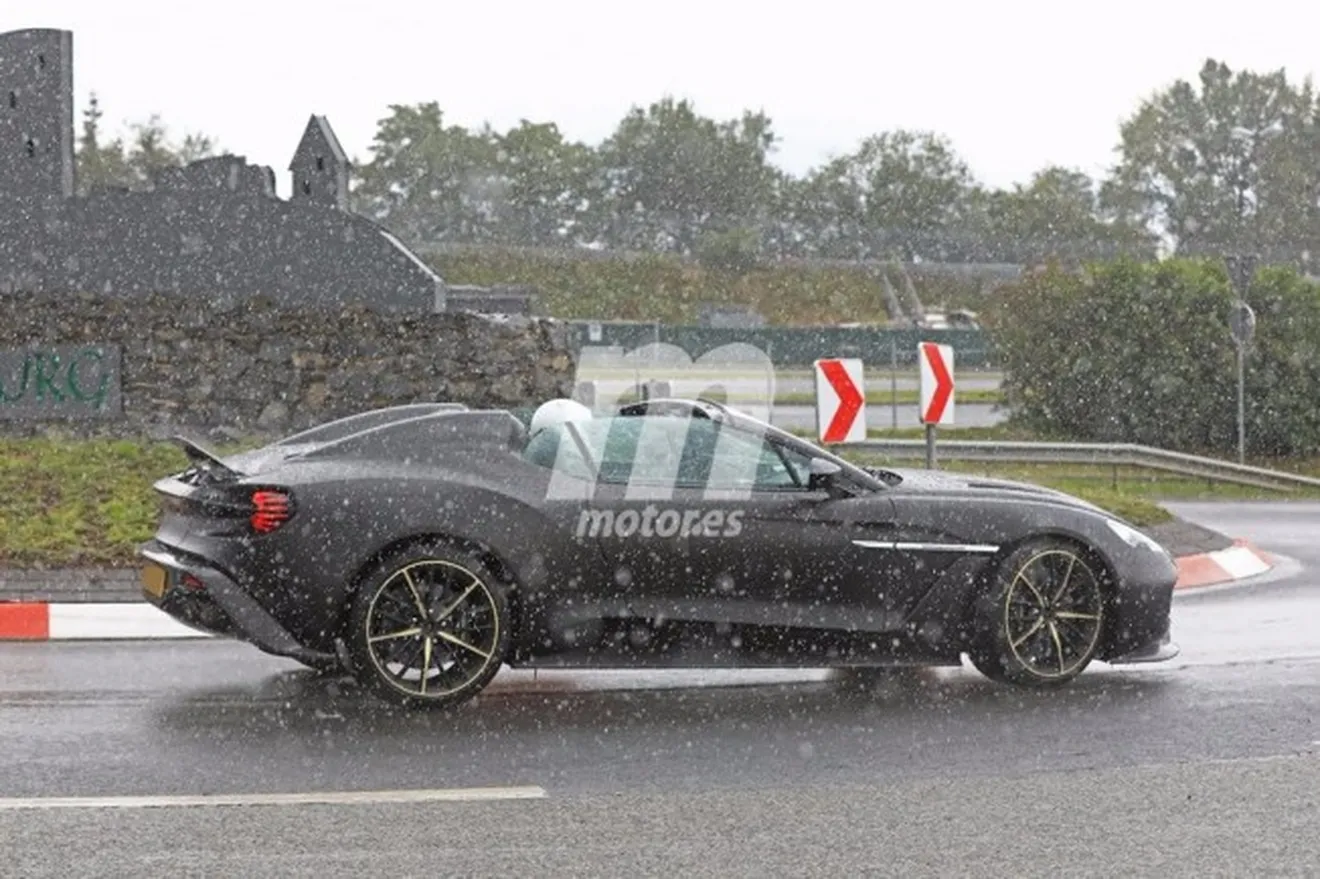 Aston Martin Vanquish Zagato Speedster 2018 - foto espía