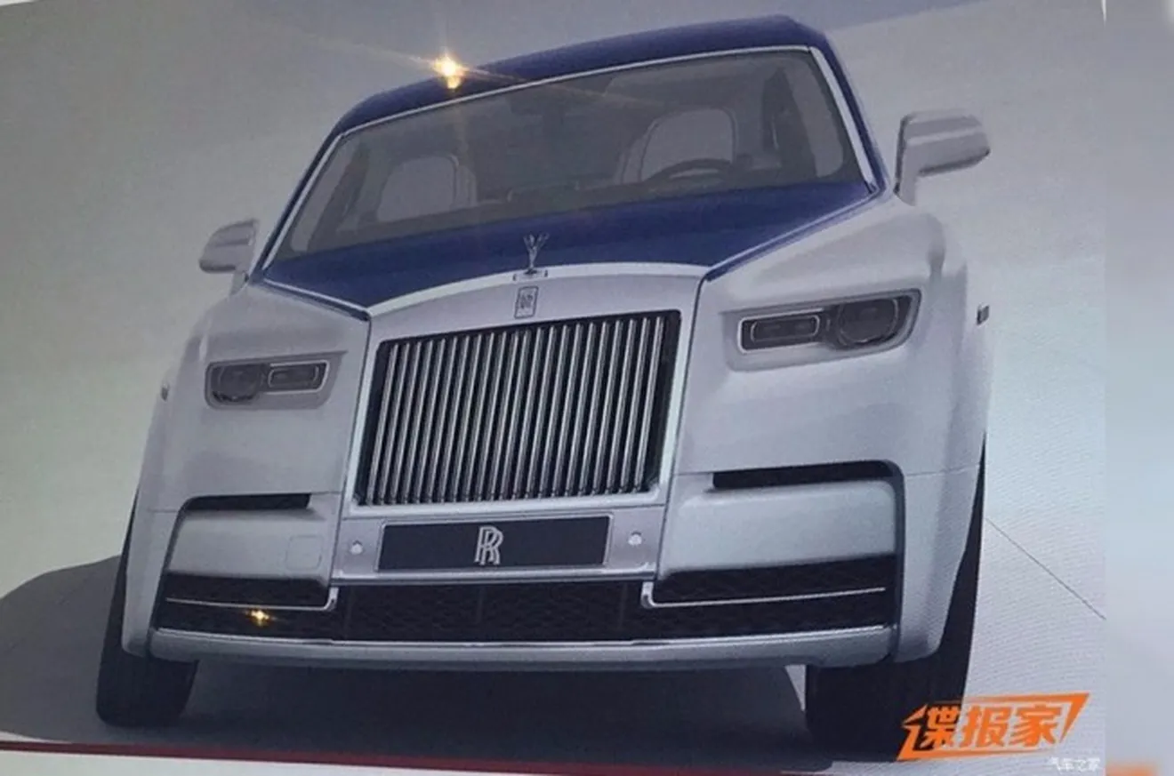 Rolls-Royce Phantom 2018 - filtrado el diseño exterior