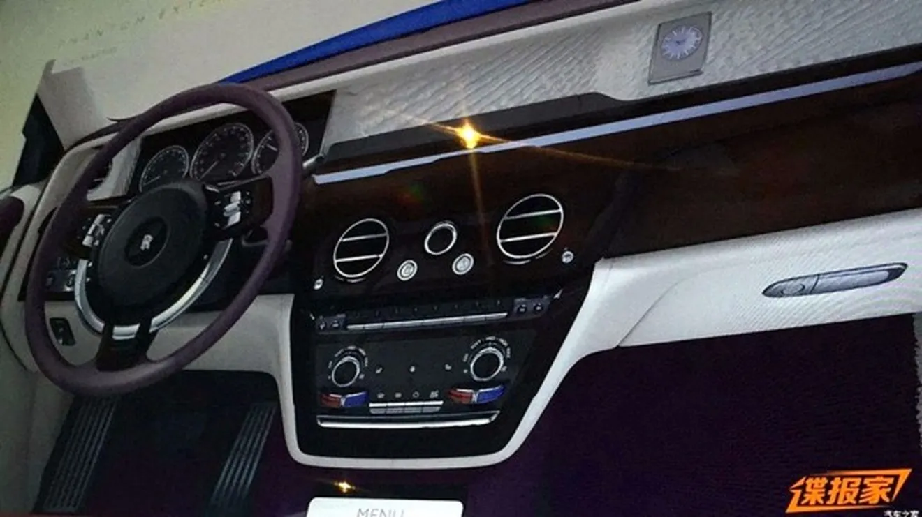 Rolls-Royce Phantom 2018 - filtrado el interior
