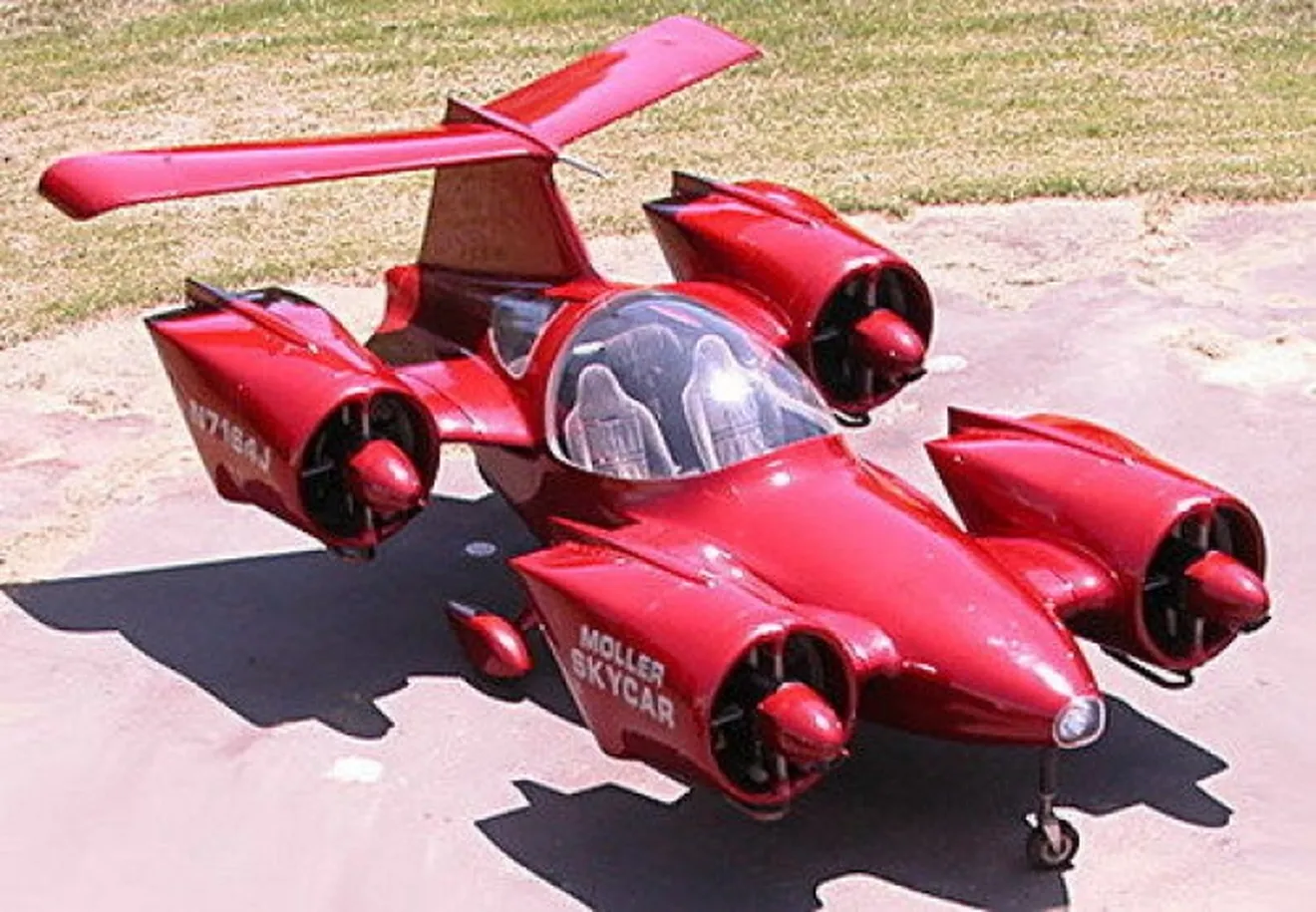 Moller M400 Skycar: en venta el único prototipo del extraño proyecto de coche volador