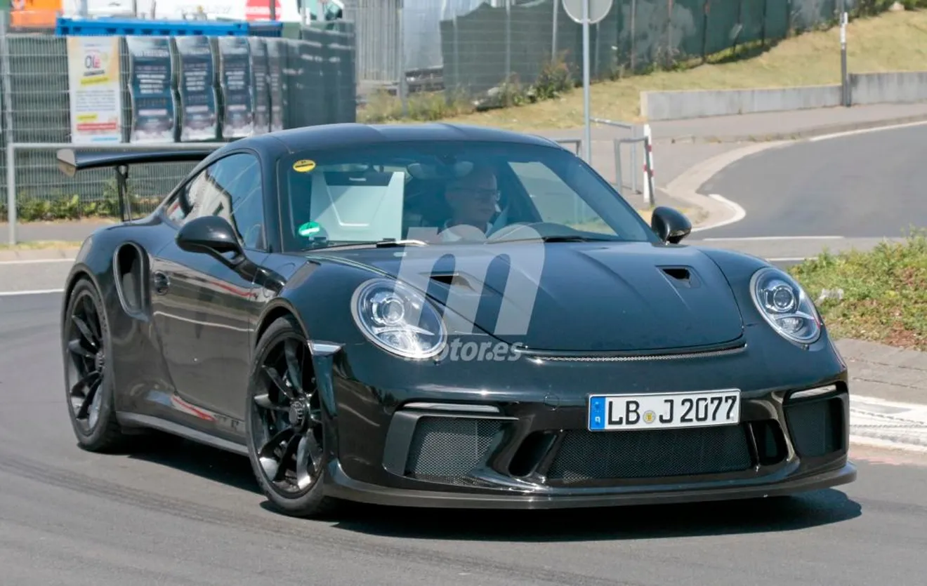 Cazado el renovado Porsche 911 GT3 RS en Nurburgring