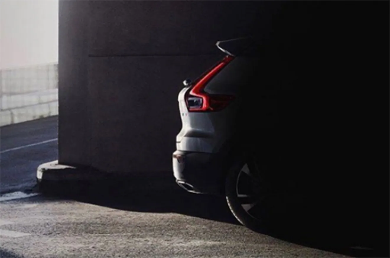 Volvo XC40: la primera imagen del crossover nos muestra su trasera