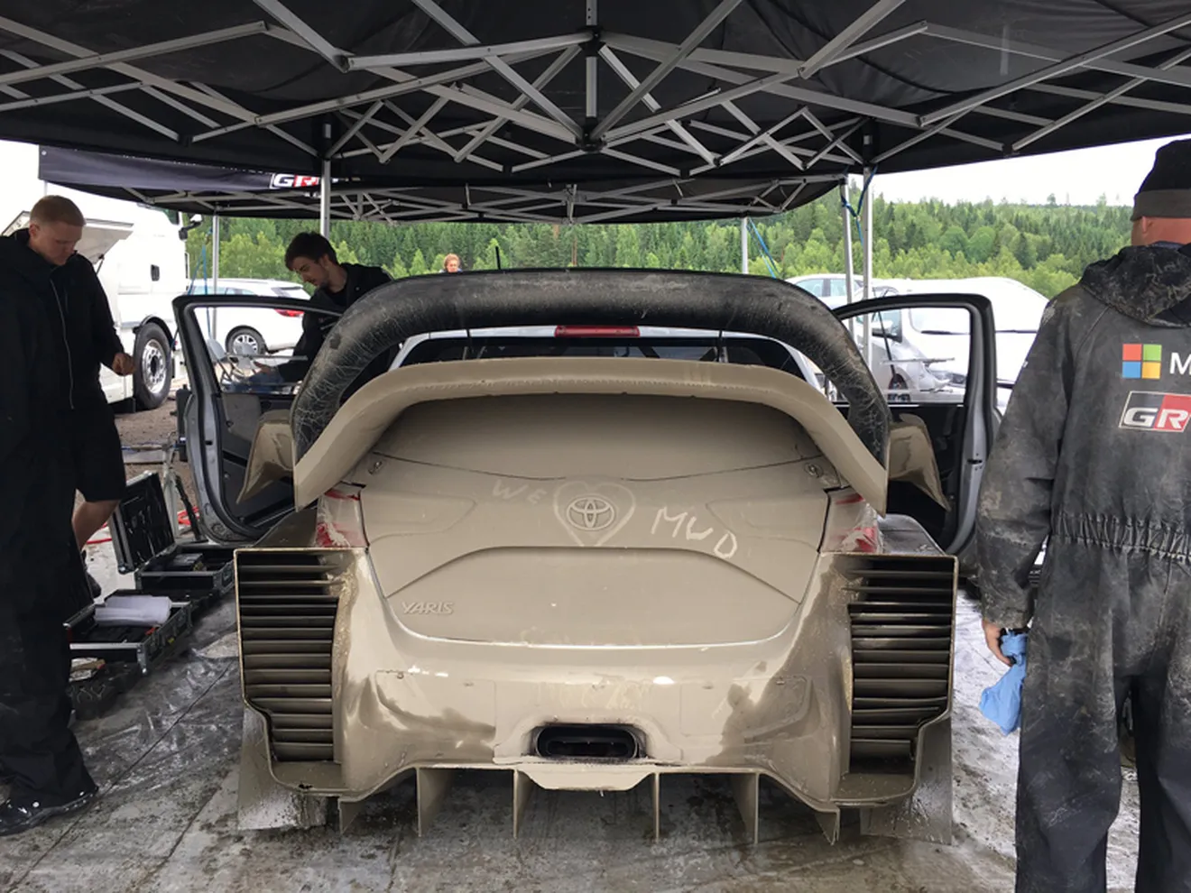 Cuatro fabricantes, cuatro test para el Rally de Finlandia