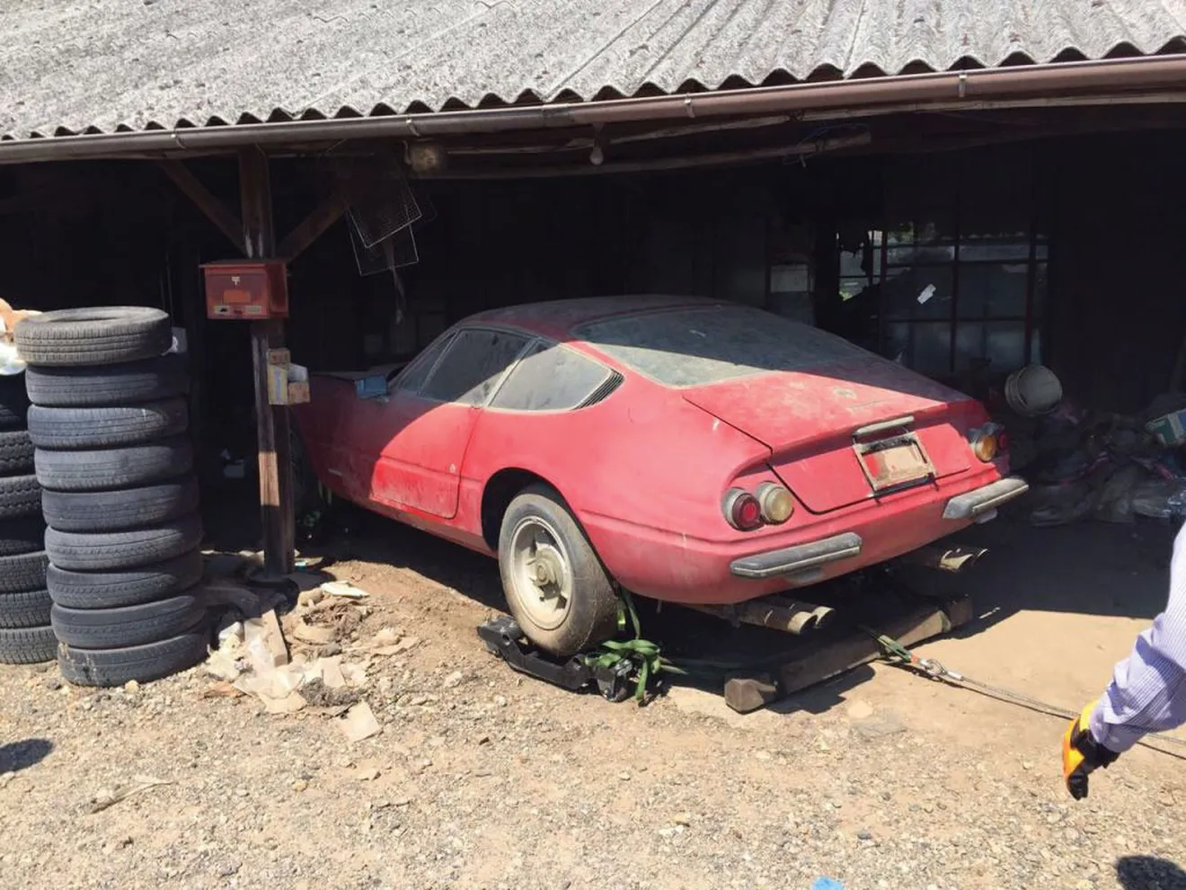 El rescate del único Ferrari Daytona de calle carrozado en aluminio