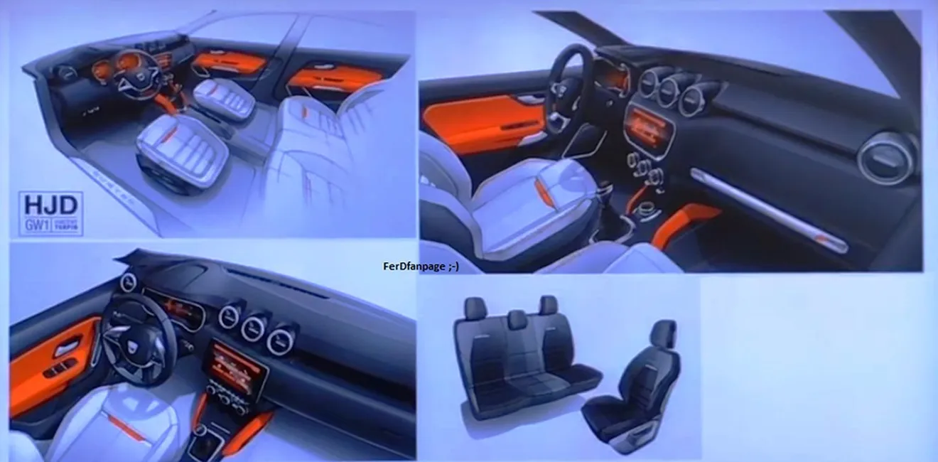 Dacia Duster 2018: unas ilustraciones nos adelantan cómo será el interior