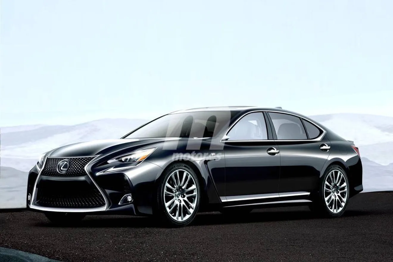 Lexus LS F: el rival japonés de los Clase S AMG en render