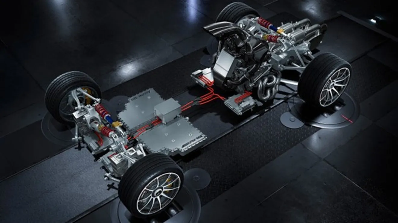 Mercedes-AMG Project ONE - esquema técnico