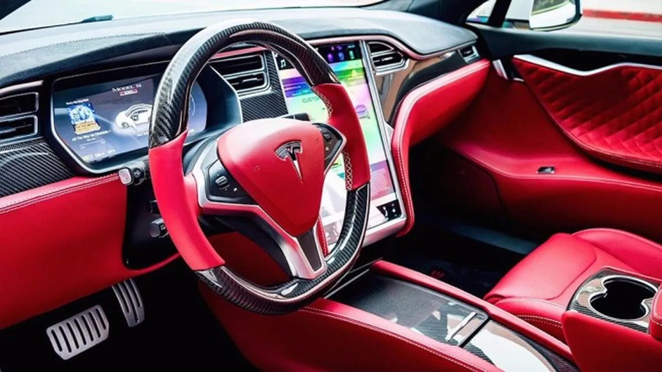 T Sportline interior Tesla