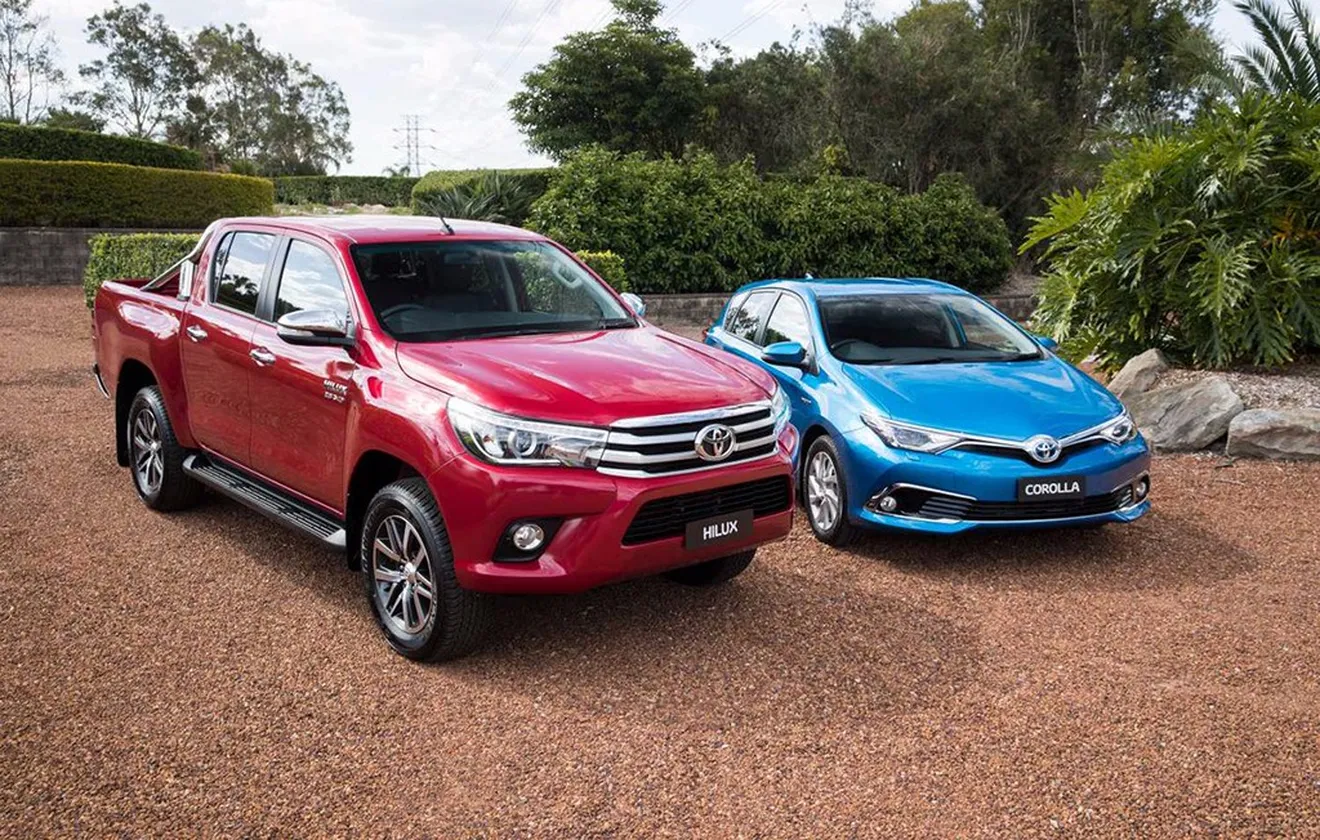 Australia - Julio 2017: Toyota domina con el Hilux y el Corolla