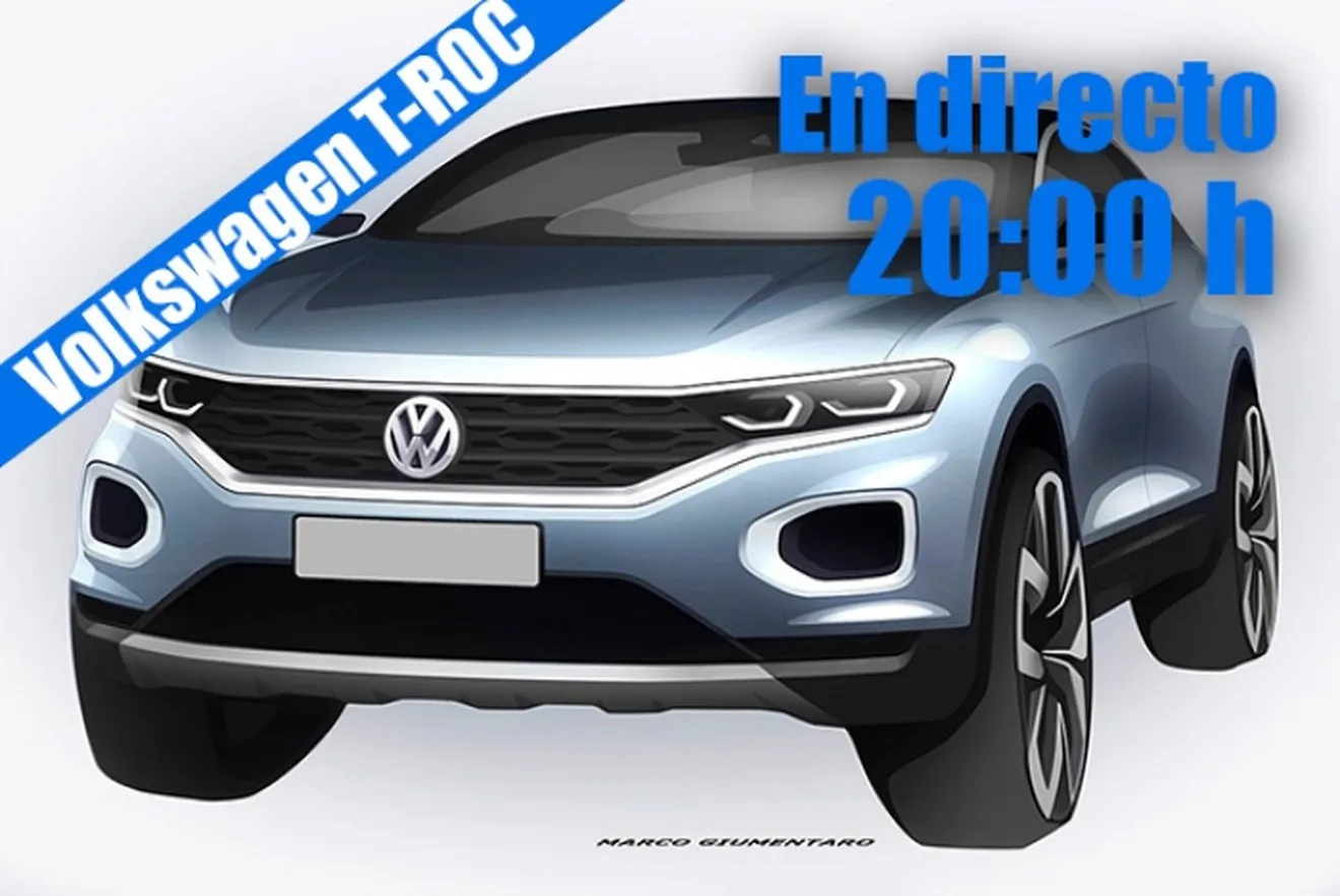 Sigue en directo la presentación del Volkswagen T-ROC 2018 con nosotros