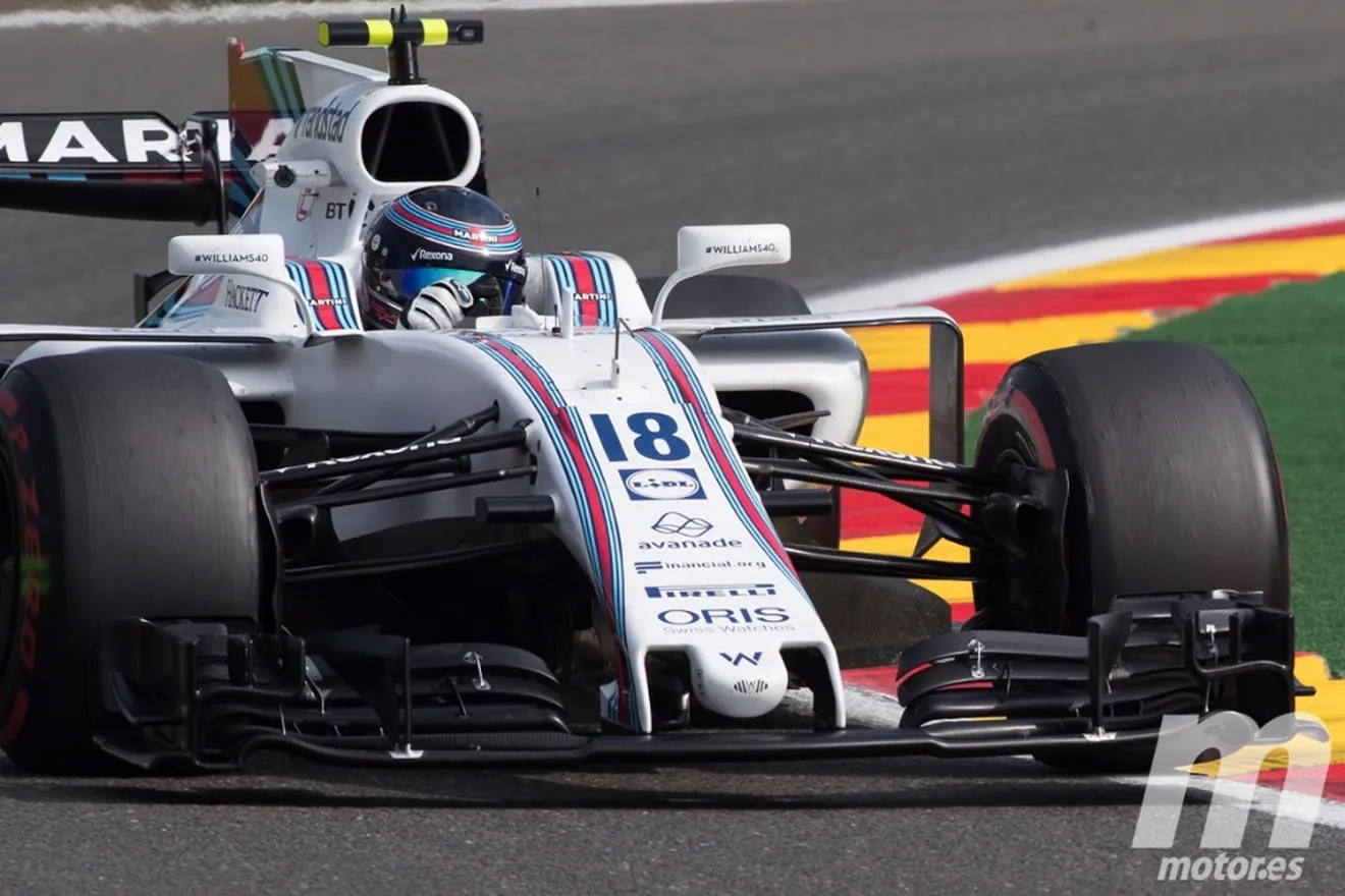 Williams se atasca en la Q1 de Spa, Haas en la Q2