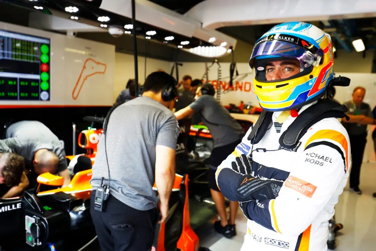 Alonso defiende los neumáticos de lluvia, pero culpa al reasfaltado de Monza