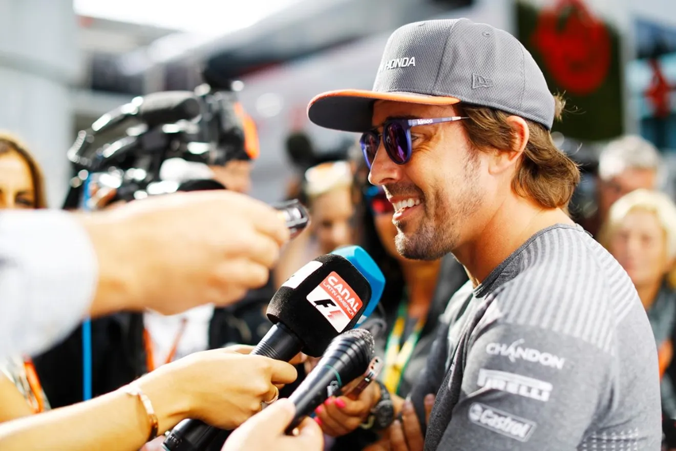 Alonso: "Si me quedo en Fórmula 1 es porque creo que puedo ganar en 2018"