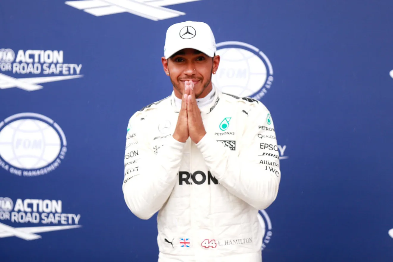 Hamilton tras su récord de poles: "Hubo mucha presión en la última vuelta"