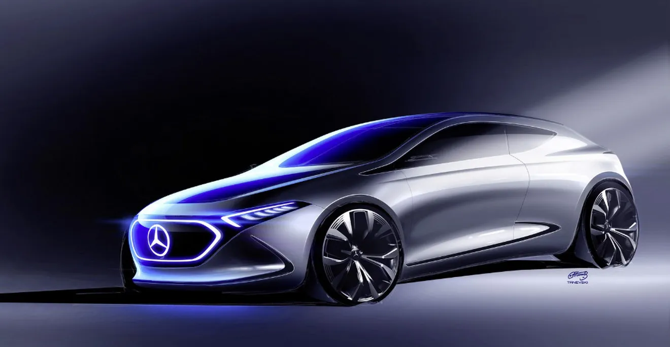 Mercedes desvela el nuevo EQ A Concept en un boceto