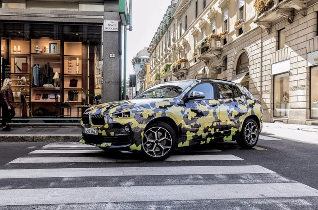 BMW X2 en la Semana de la Moda de Milán