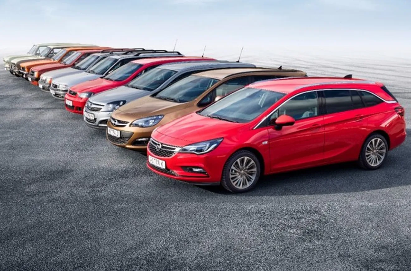 Todas las generaciones del Opel Astra