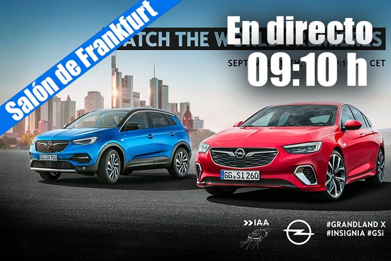 Opel - Rueda de Prensa en el Salón de Frankfurt 2017