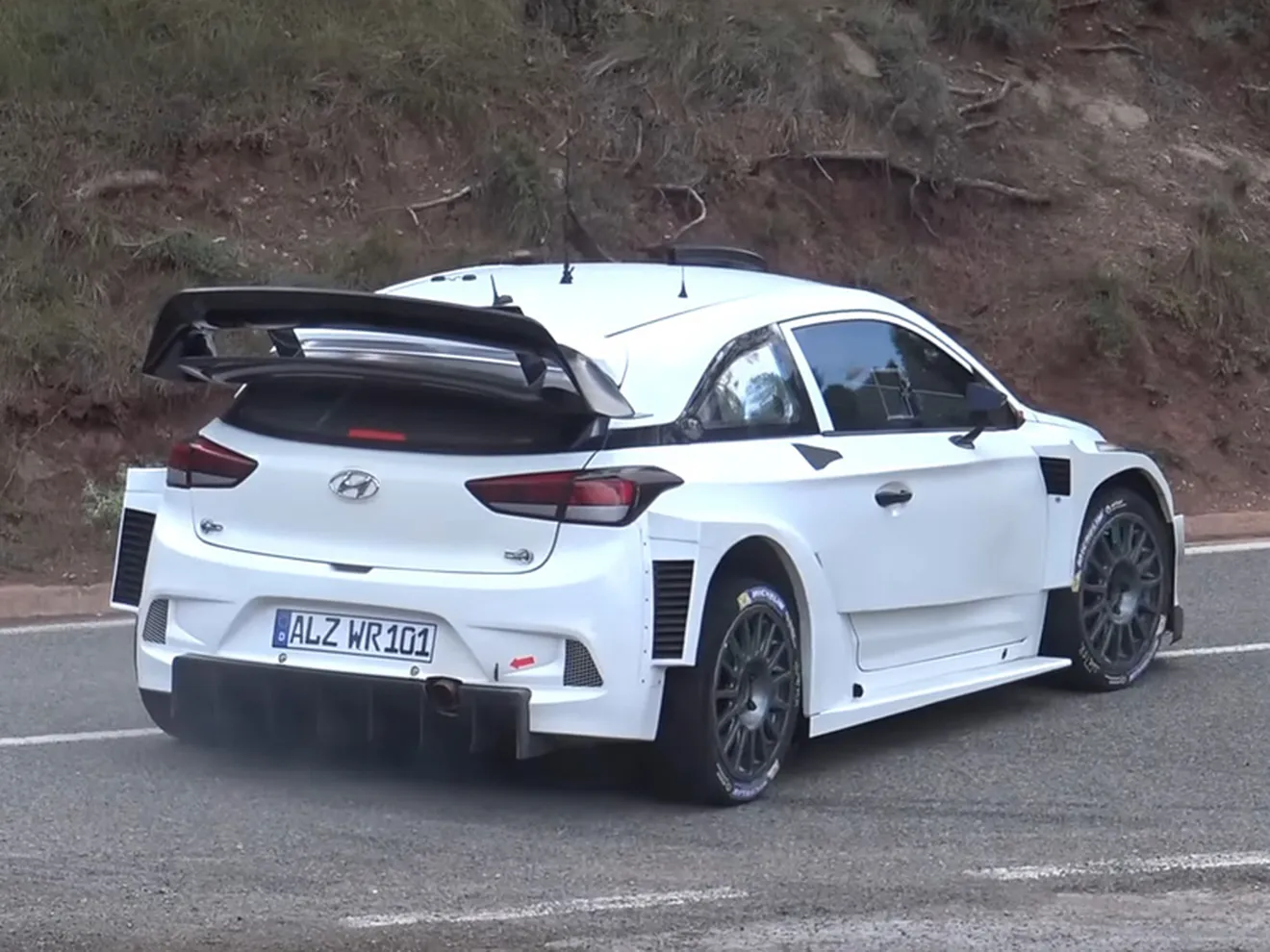 Novedades aerodinámicas en el Hyundai i20 WRC Coupé