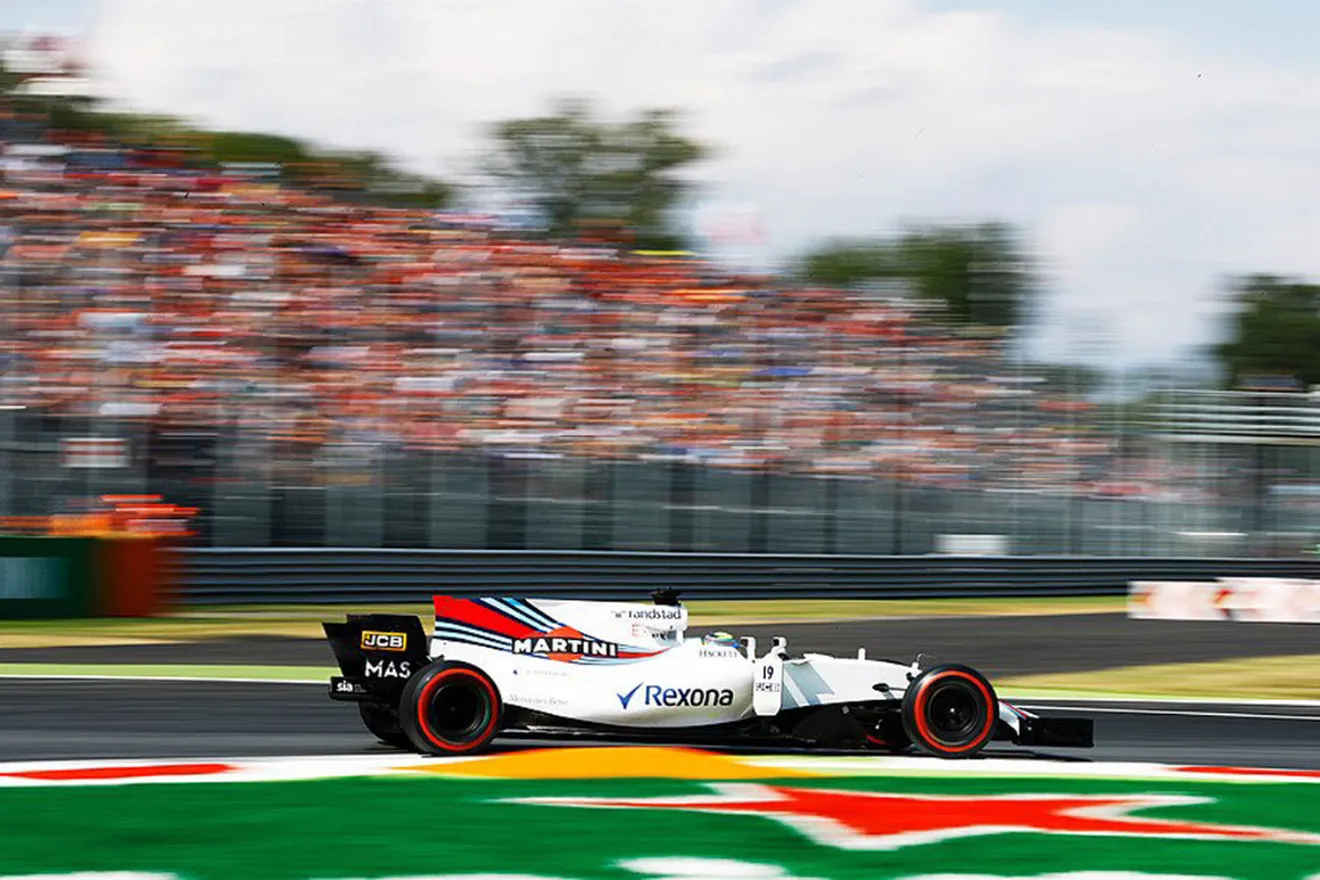 Williams olvida sus penas en las rectas de Monza