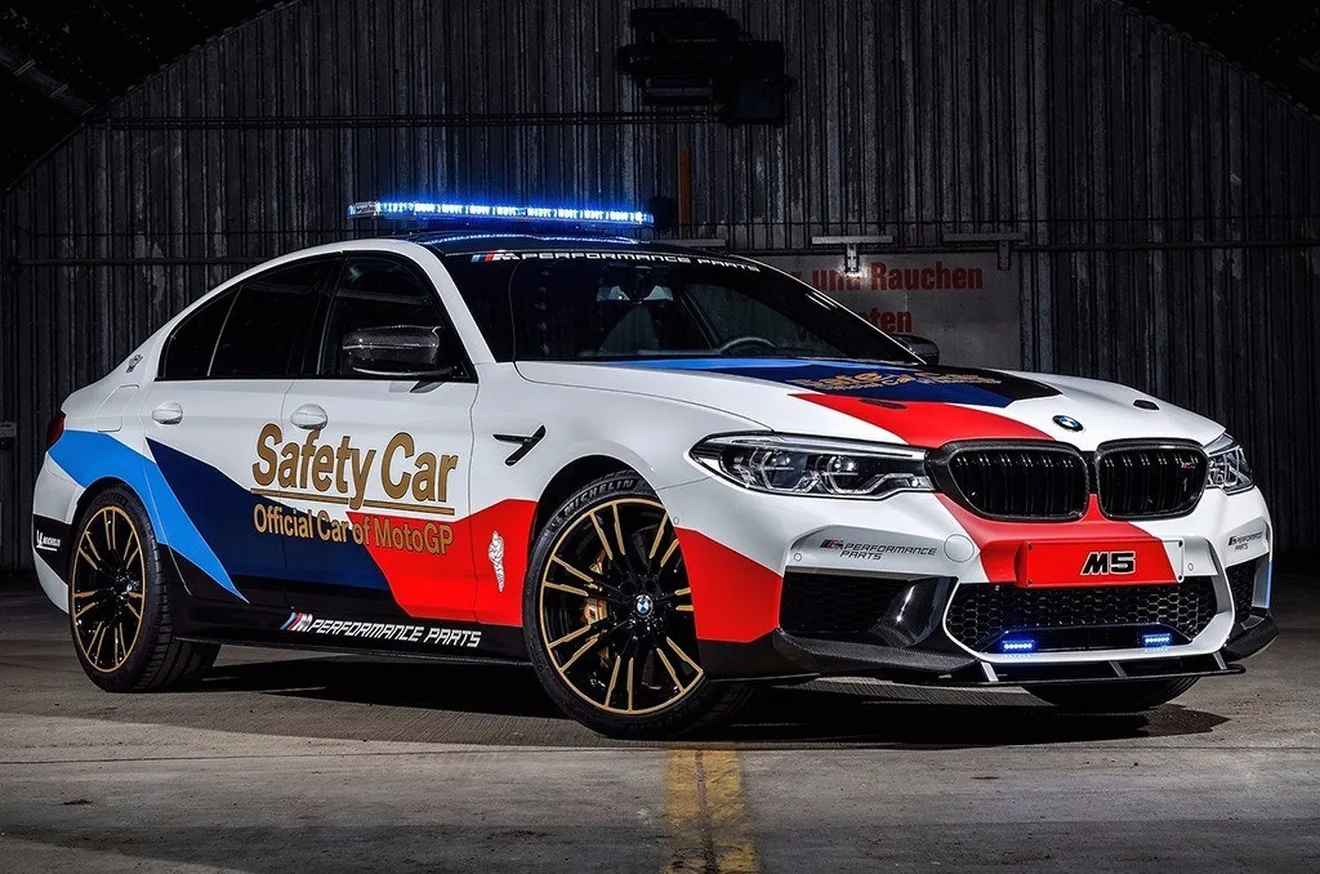 BMW M5 MotoGP Safety Car: seguridad y tecnología innovadora